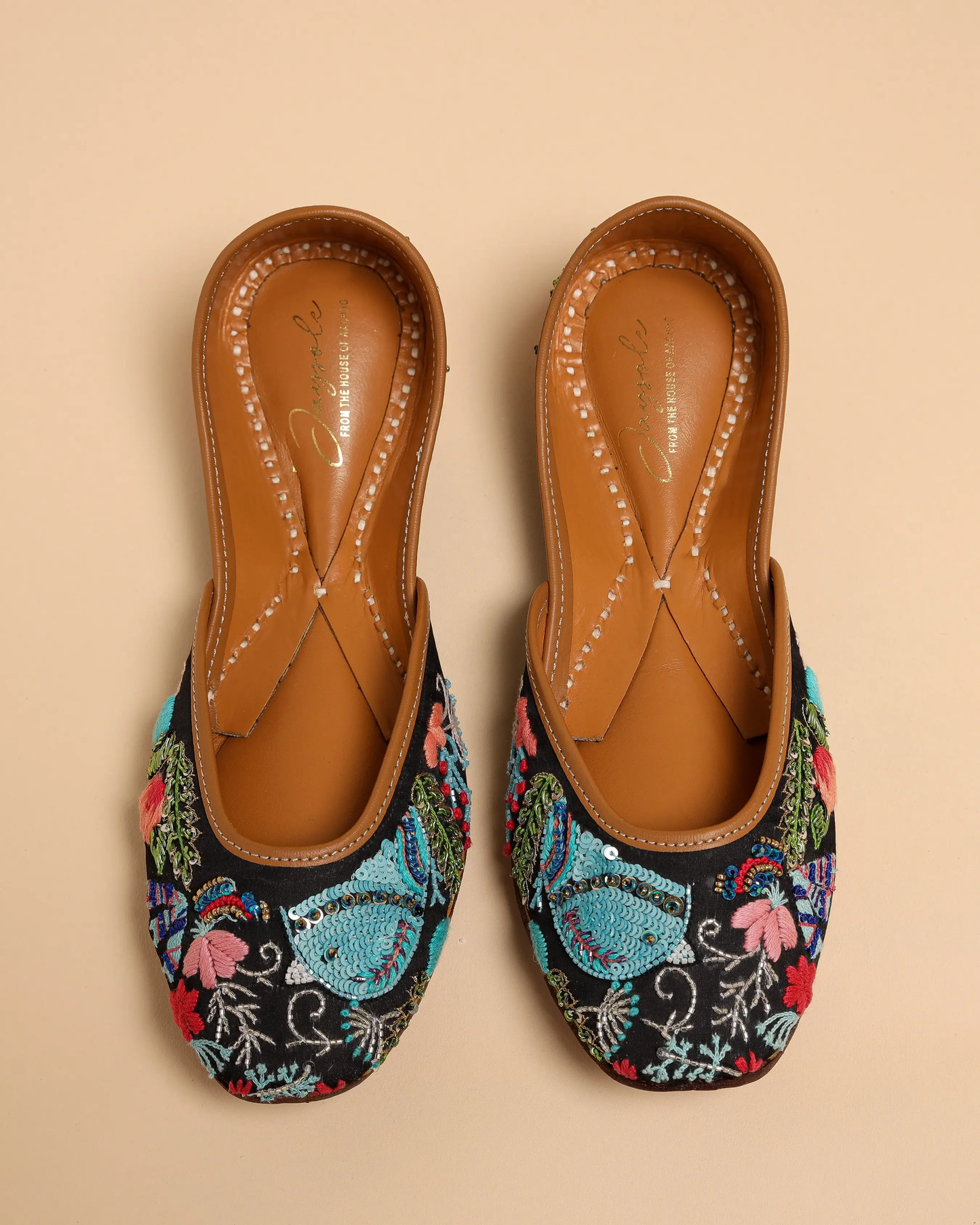 Black Bing Handcrafted Jutti My Store