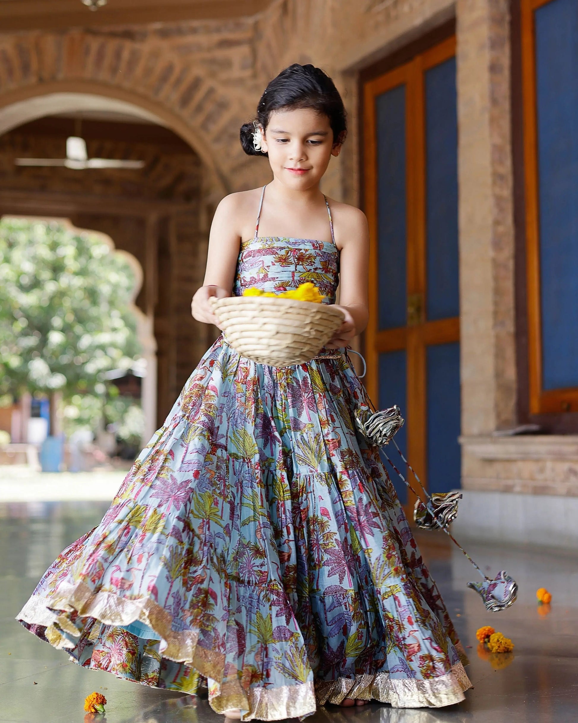 Avisa Chanderi Lehenga Set My Store