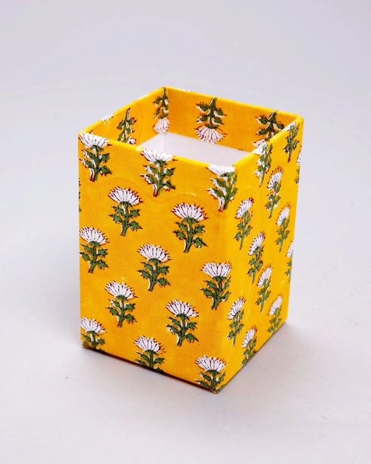 Nugget Gold Handblock Pen Stand My Store