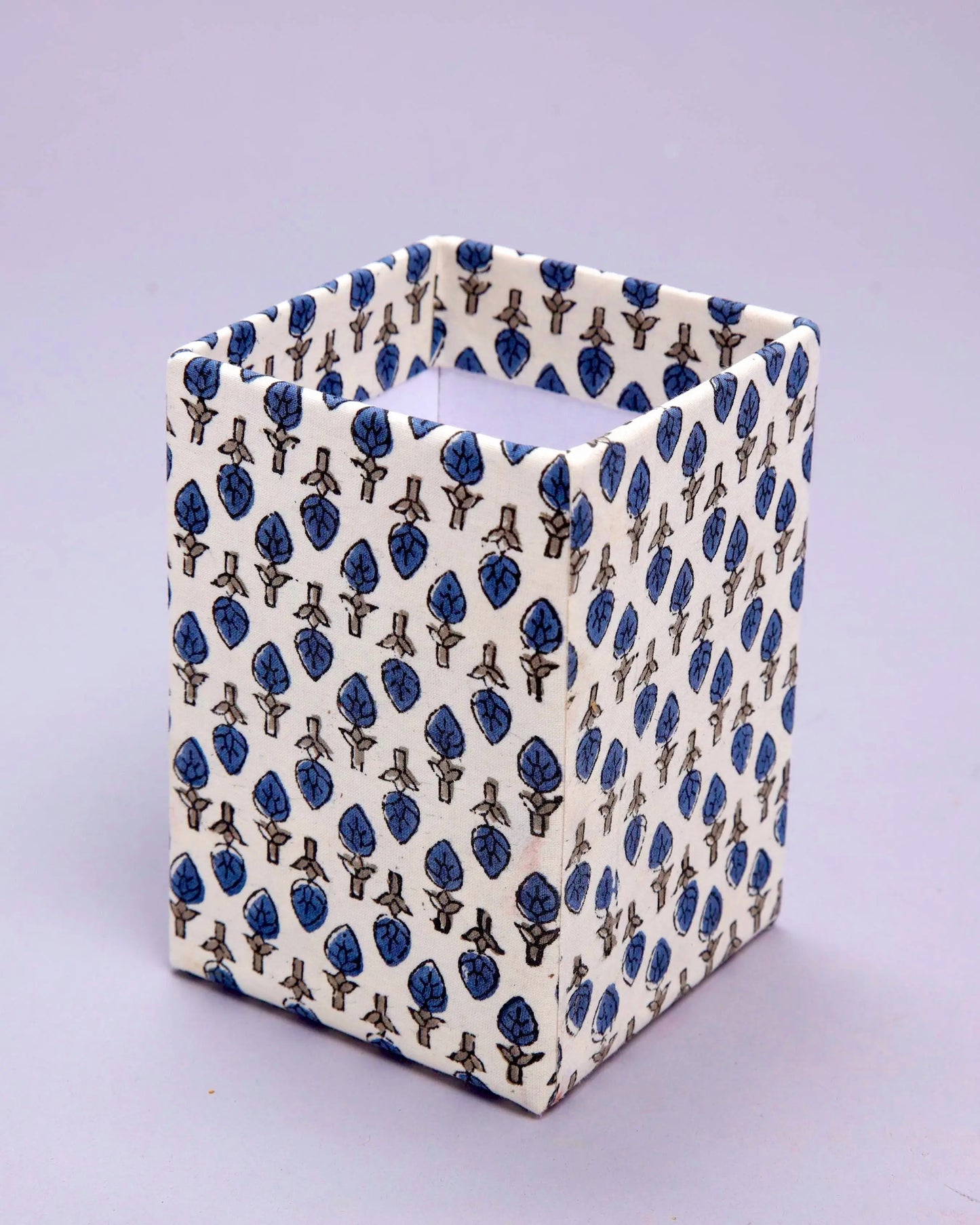 NightShadow Blue Handblock Pen Stand My Store