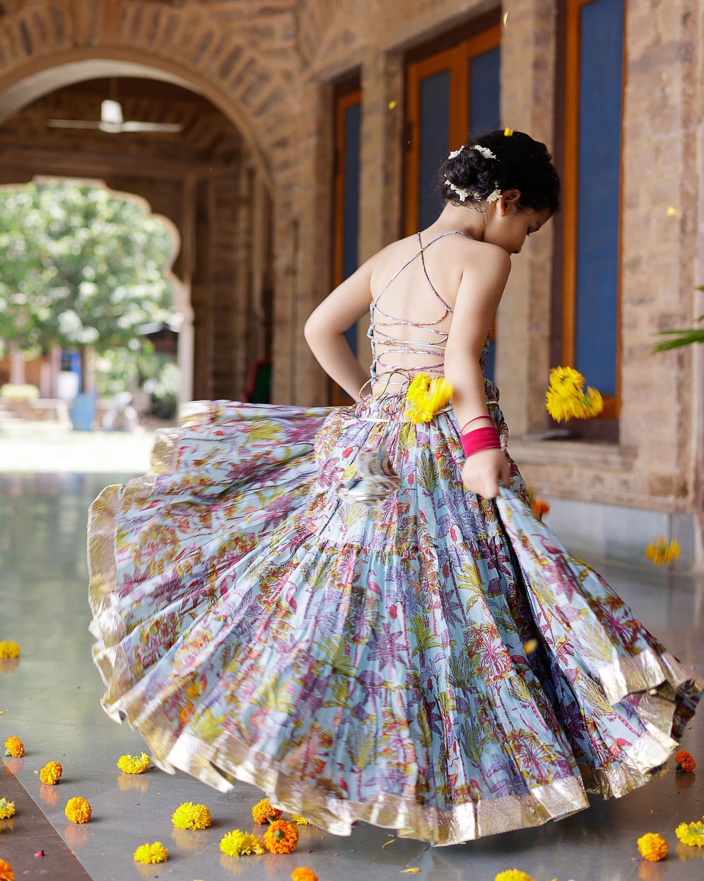 Avisa Chanderi Lehenga Set My Store