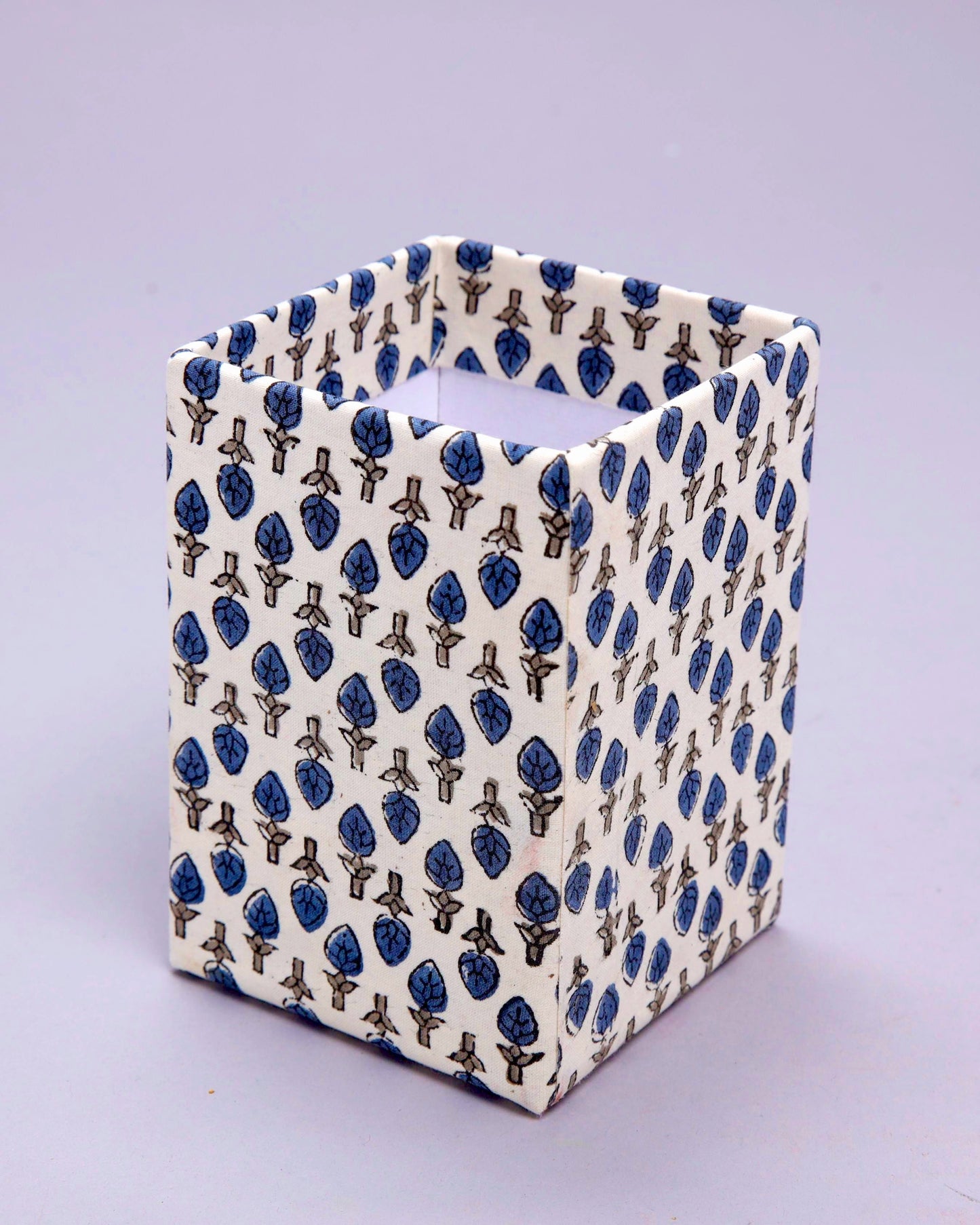 NightShadow Blue Handblock Pen Stand My Store