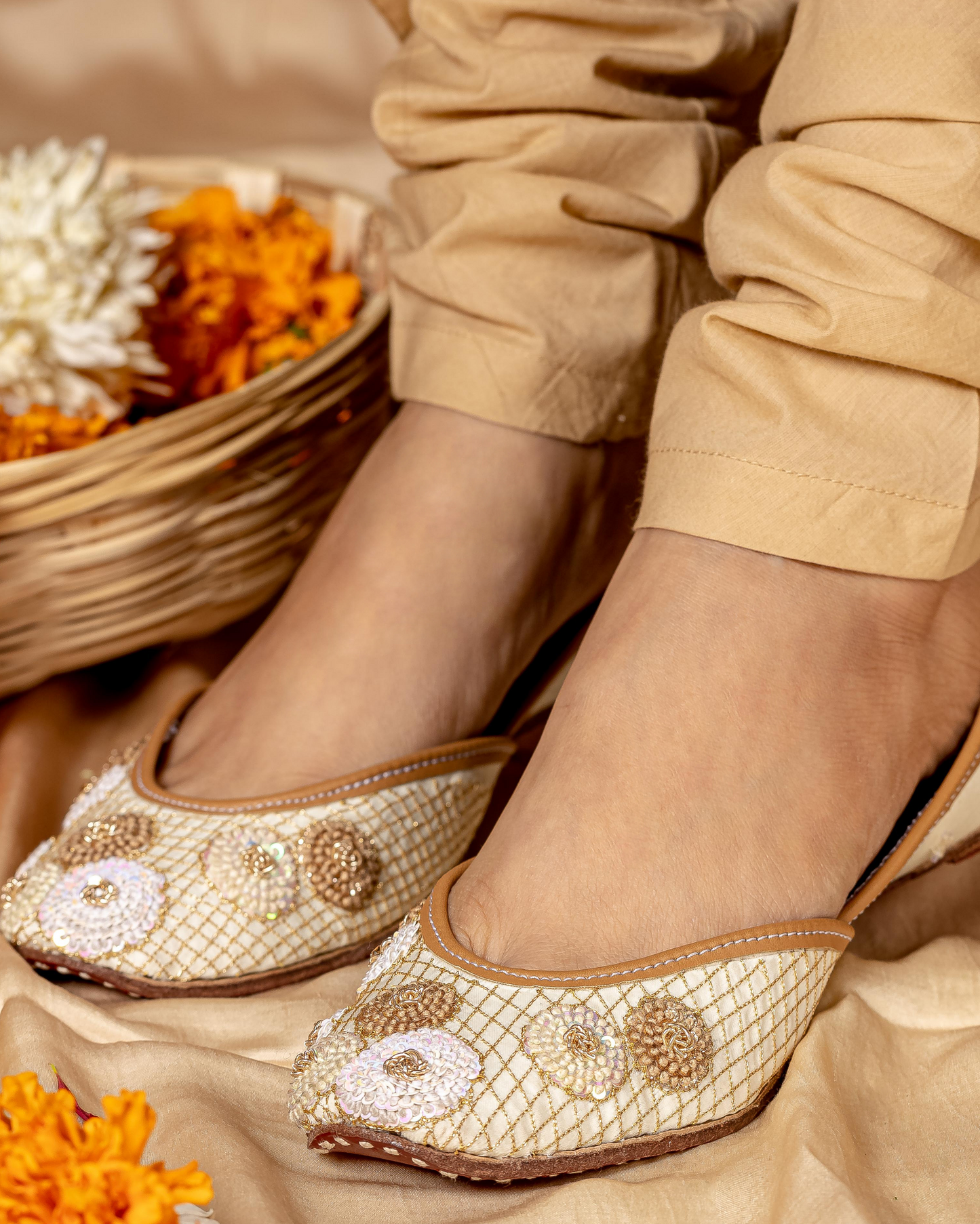 Golden Poppins Handcrafted Jutti My Store