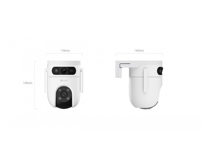 Ezviz 3MP + 3MP IP WIFI DOME DUAL LENS CAMERA (H9C) WITH NIGHT COLOUR | 2 WAY TALK 2K CS-H9c-R100-8H33WKFL