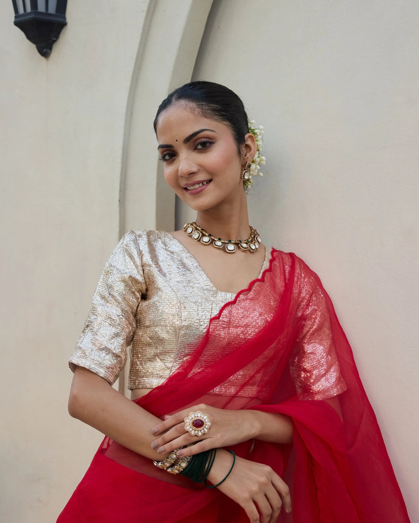 Mystic Silver Gota Blouse My Store