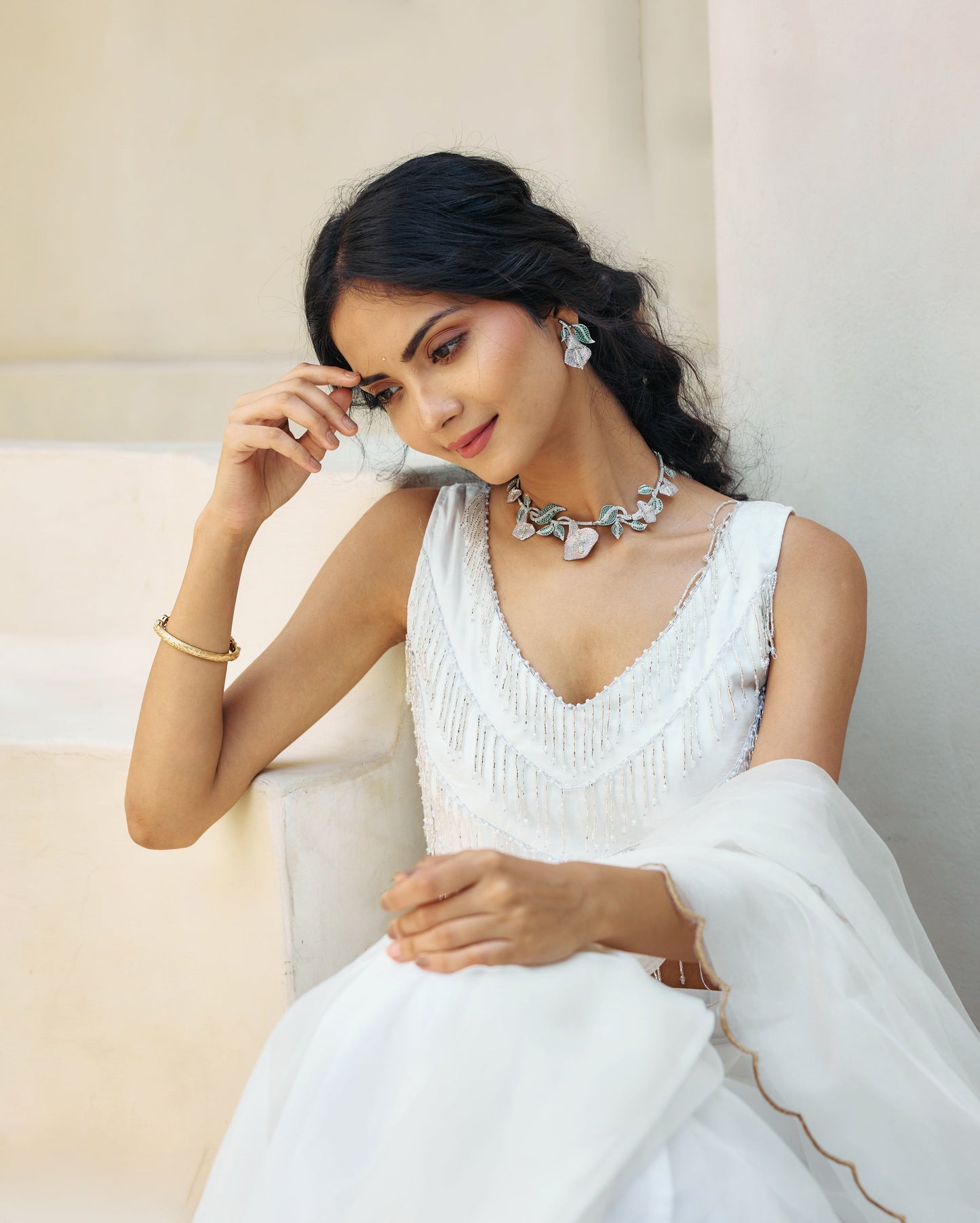 Pearl White Silk Blouse My Store