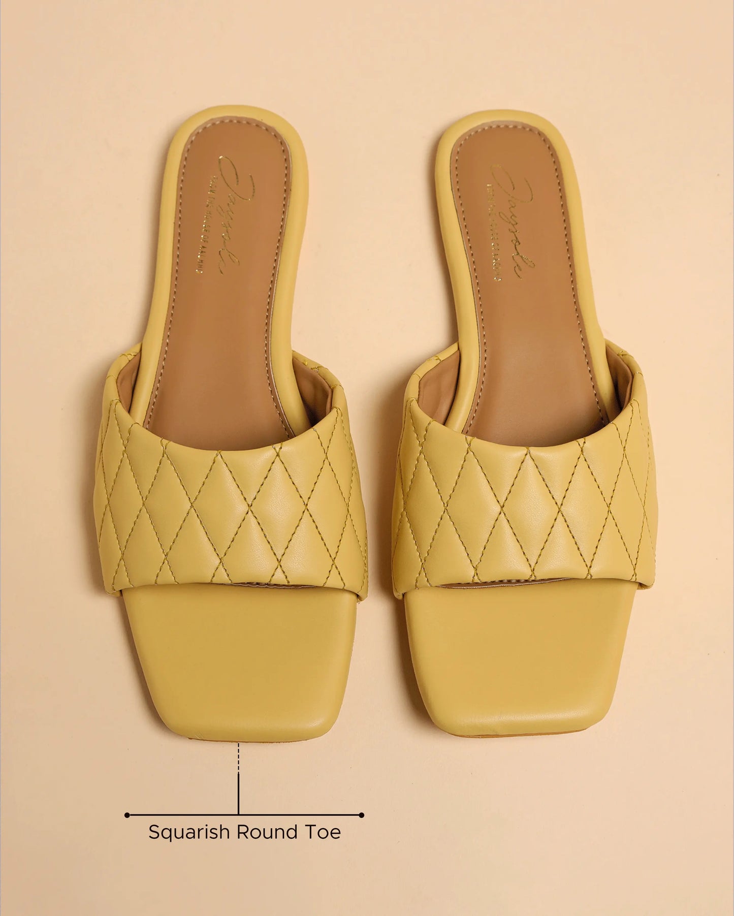 Summer Melon Quilted Slides My Store