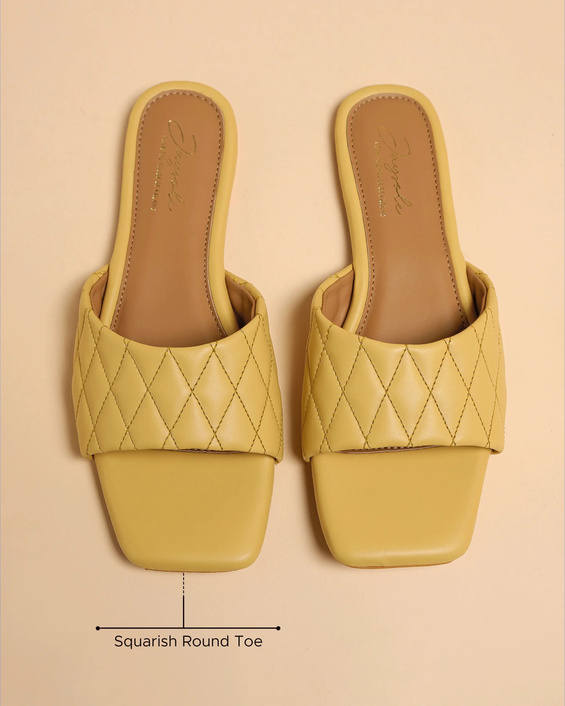Summer Melon Quilted Slides My Store