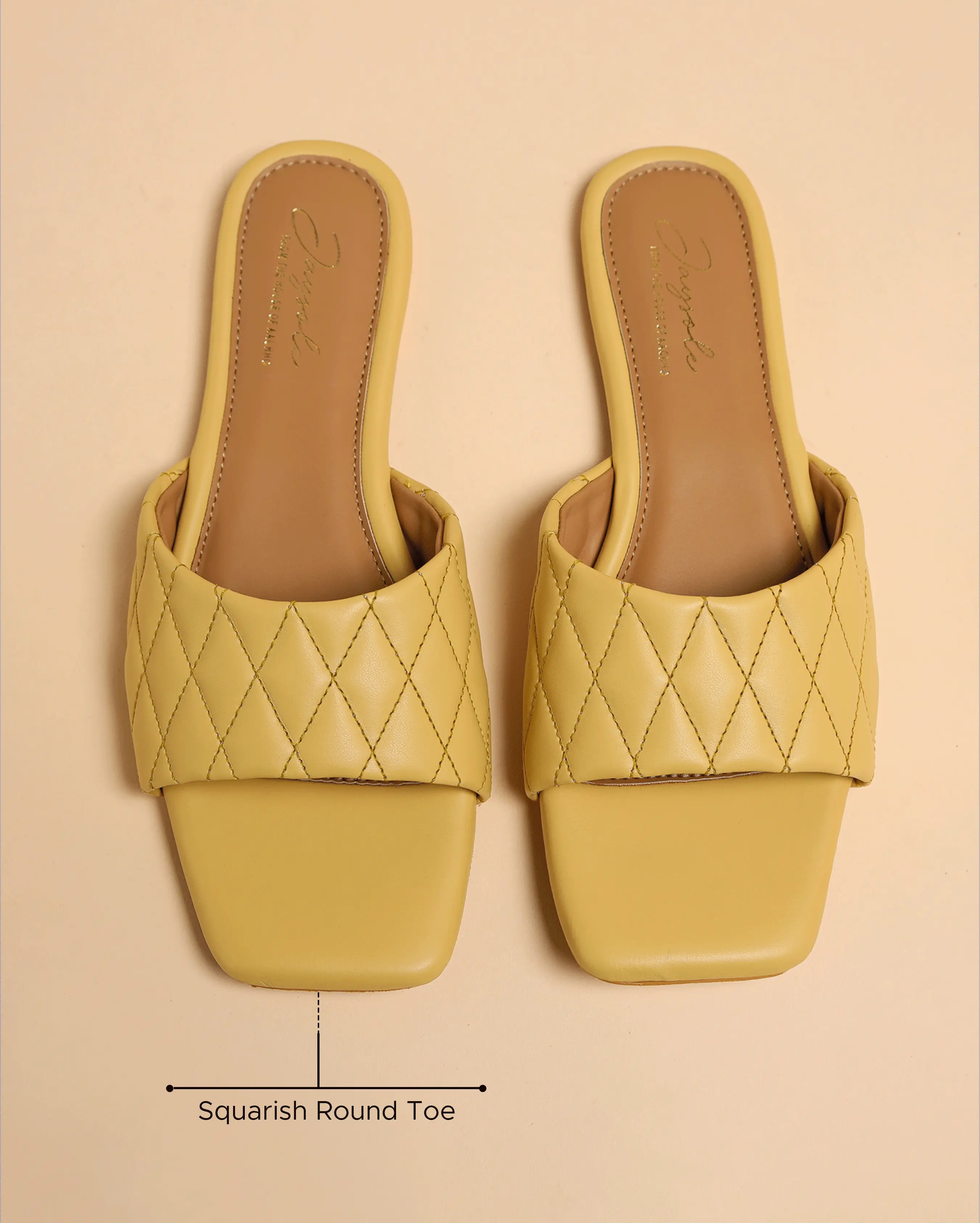 Summer Melon Quilted Slides My Store