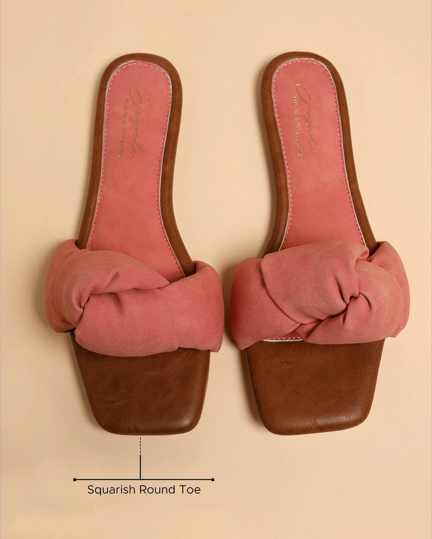 Teaberry Knoted Flats My Store