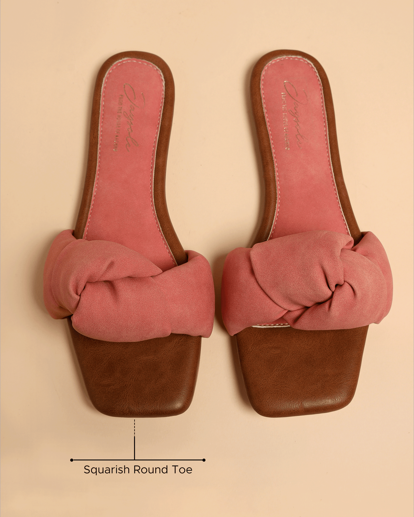 Teaberry Knoted Flats My Store