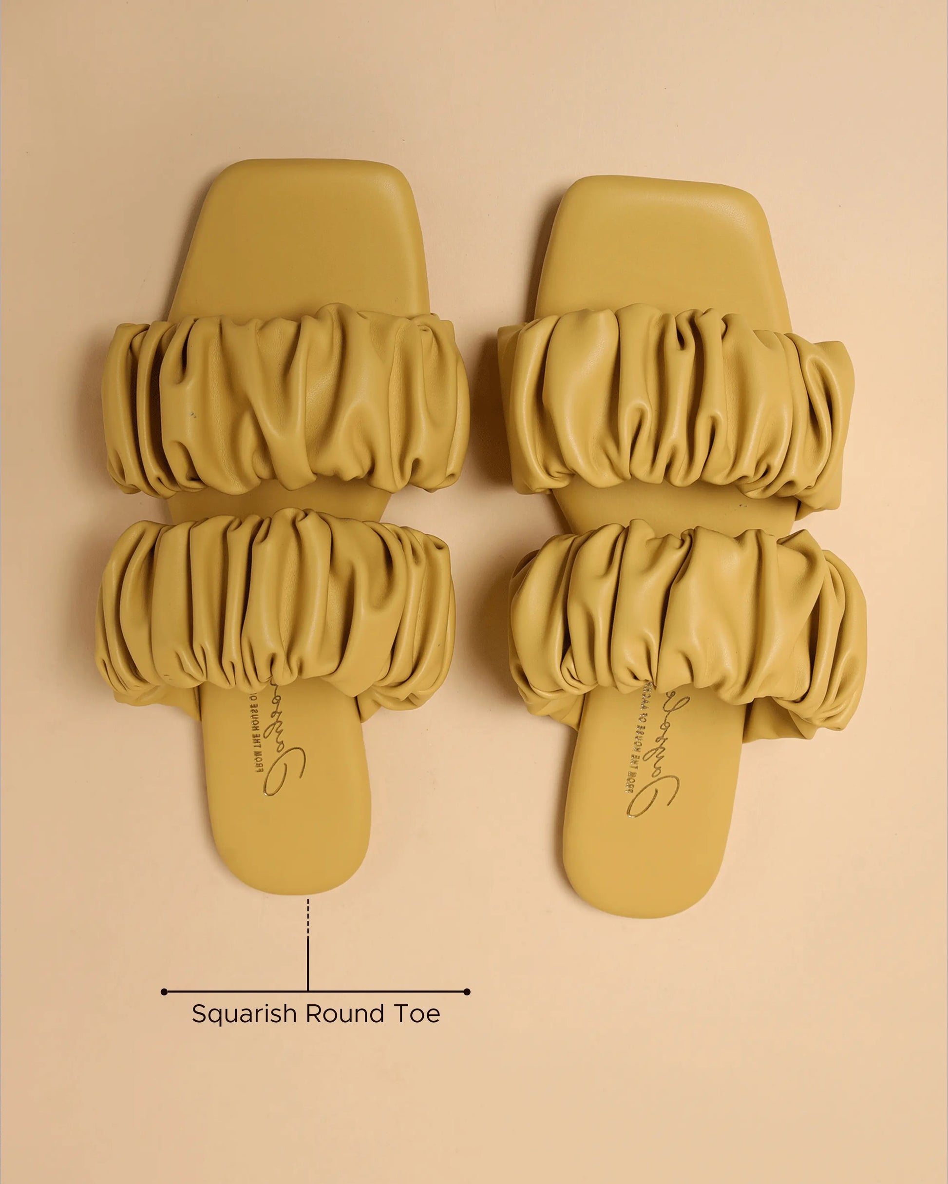 Dusty Cocoon Gathered Flats My Store