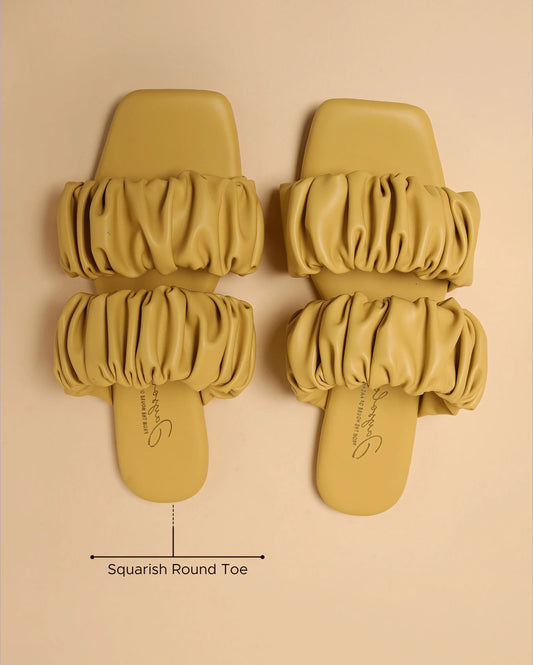 Dusty Cocoon Gathered Flats My Store