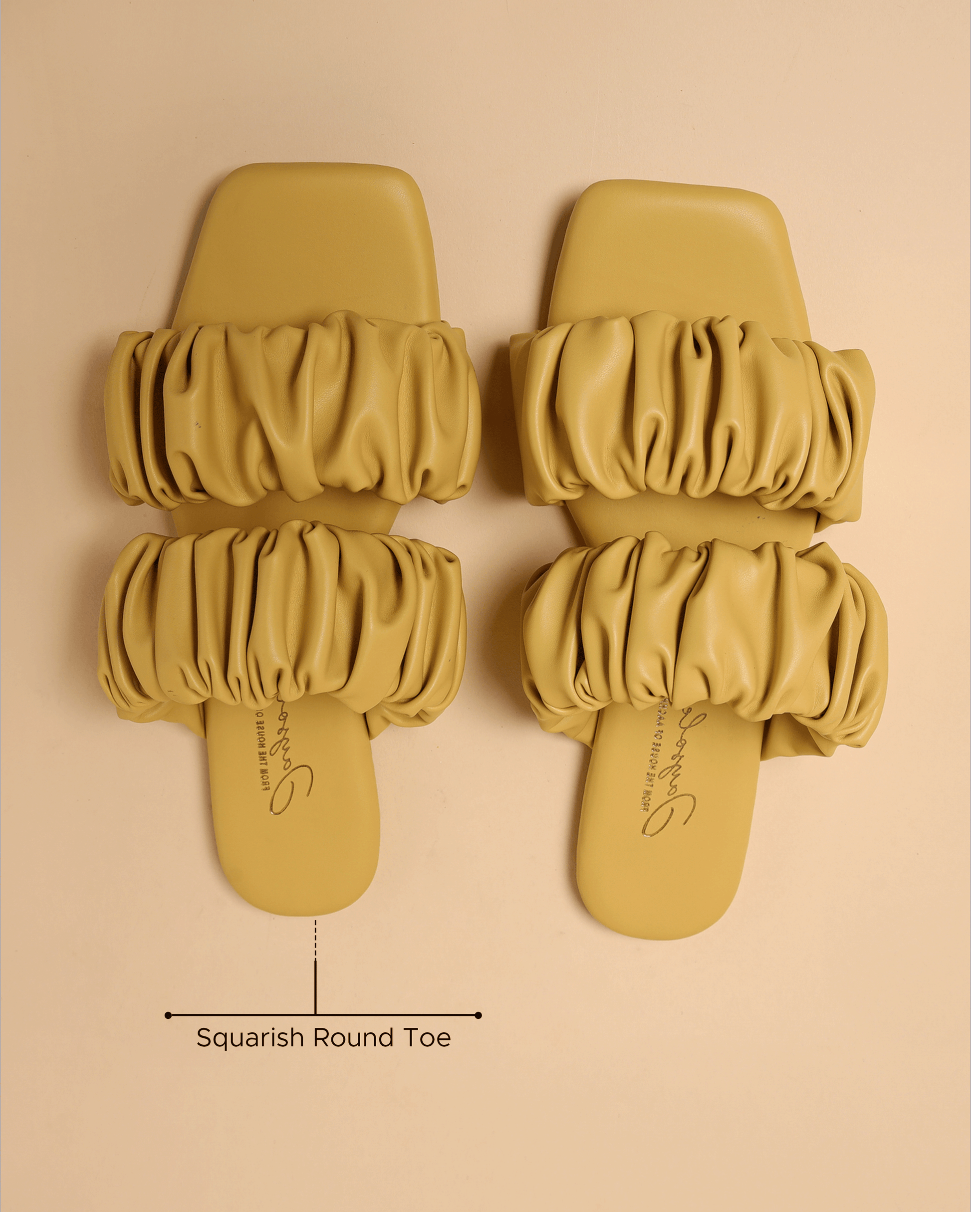 Dusty Cocoon Gathered Flats My Store