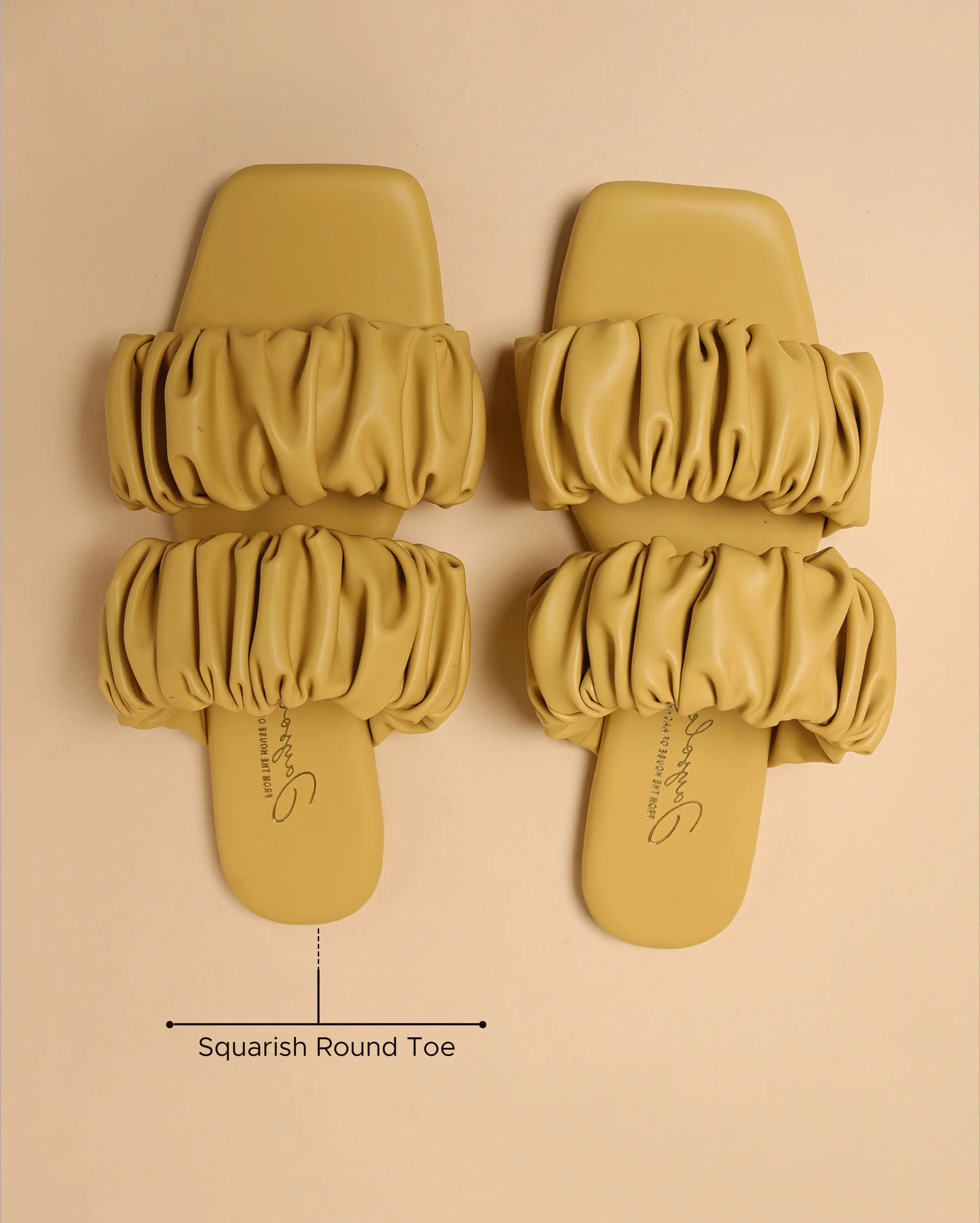 Dusty Cocoon Gathered Flats My Store