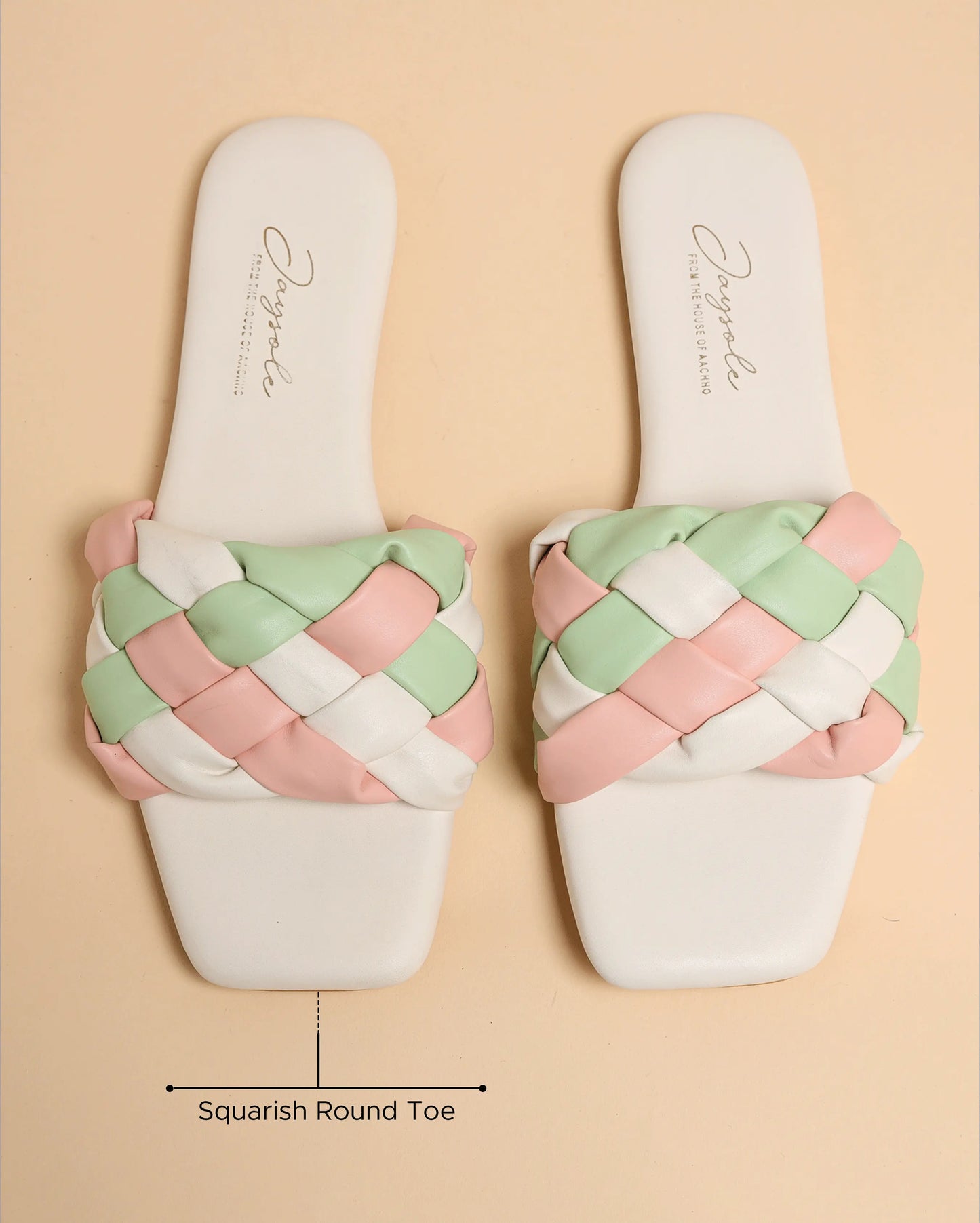 Colourful Mystery Braided Slides My Store