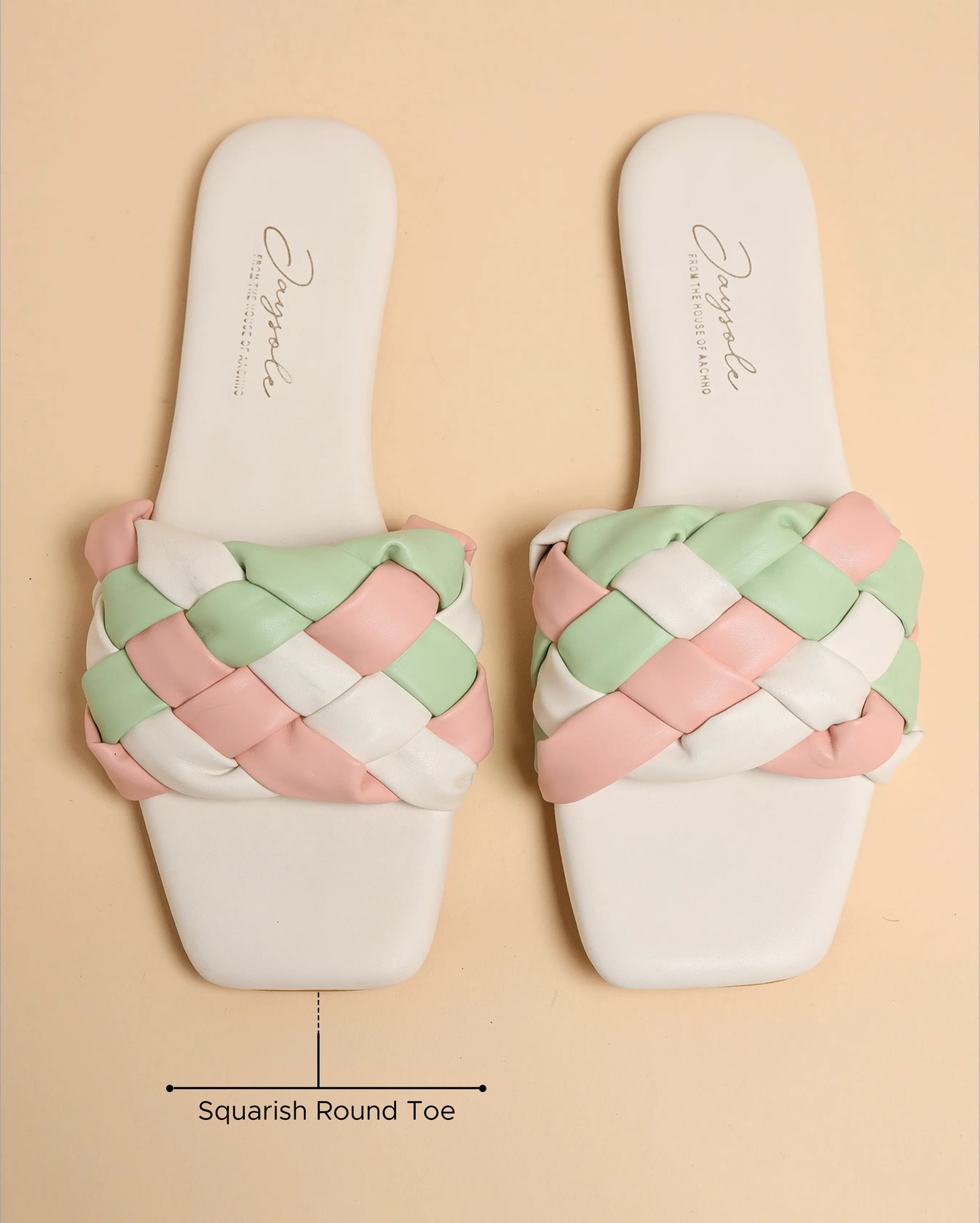 Colourful Mystery Braided Slides My Store