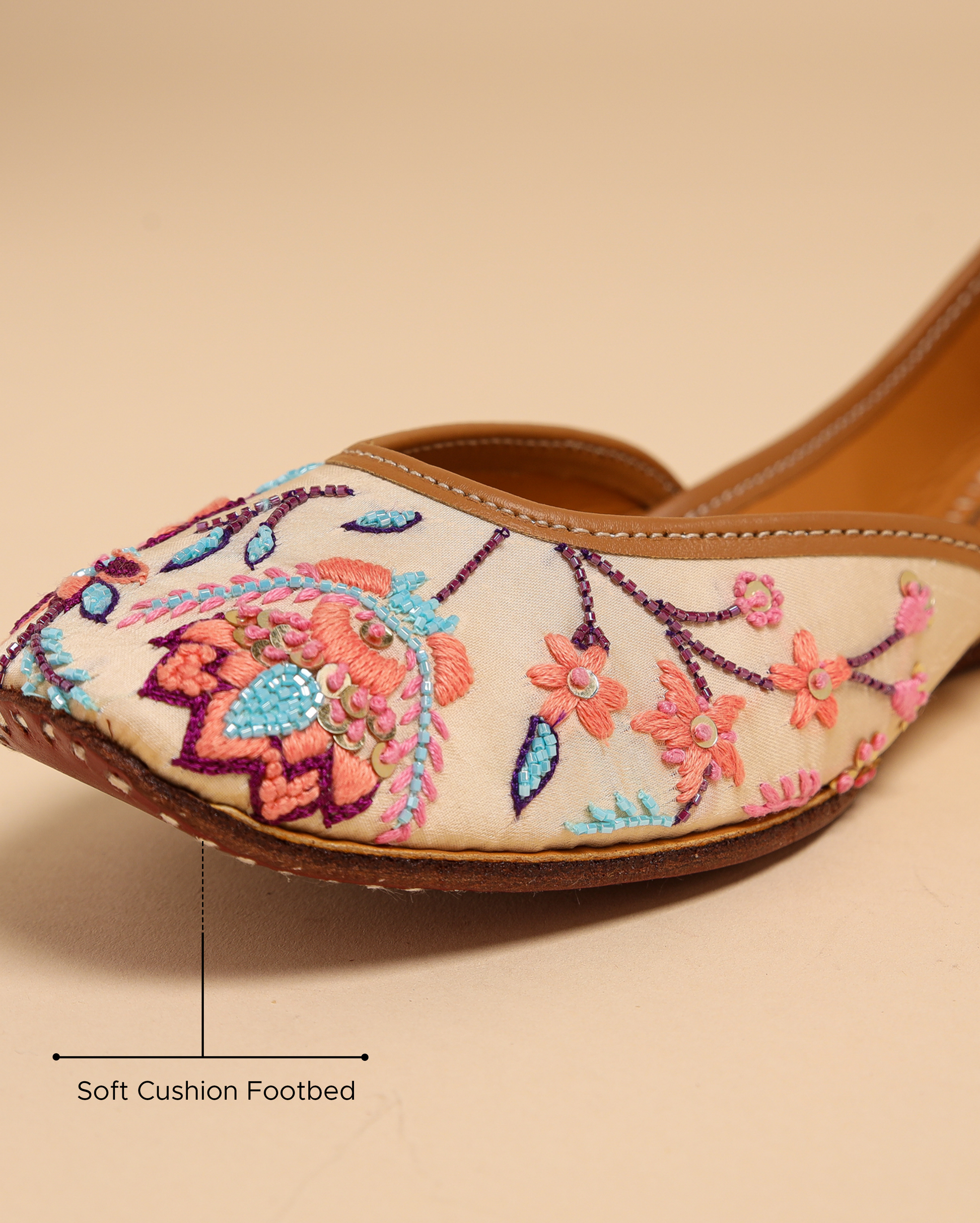 Petal Pink Handcrafted Jutti My Store