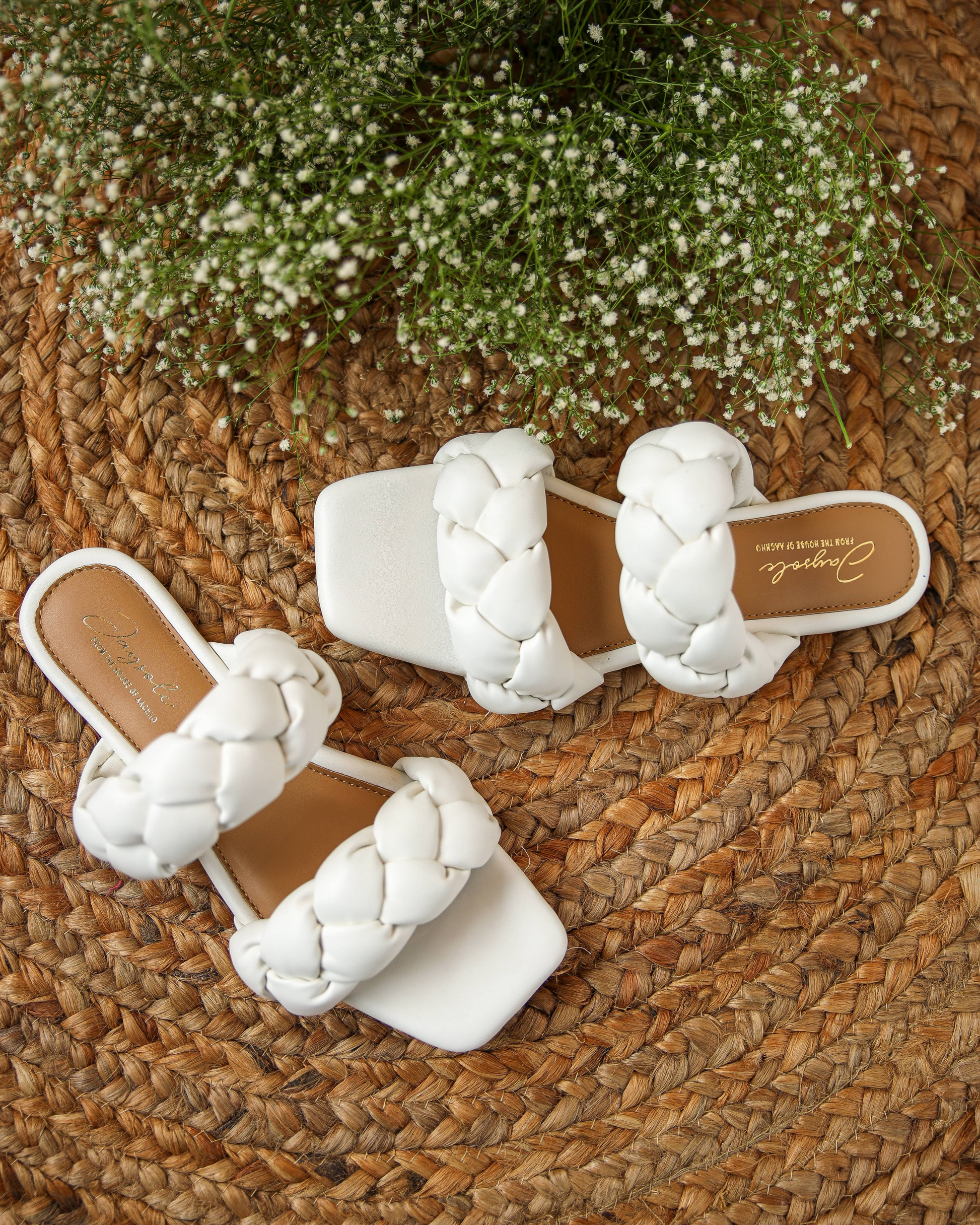 Sugar Swizzle Braided Flats My Store