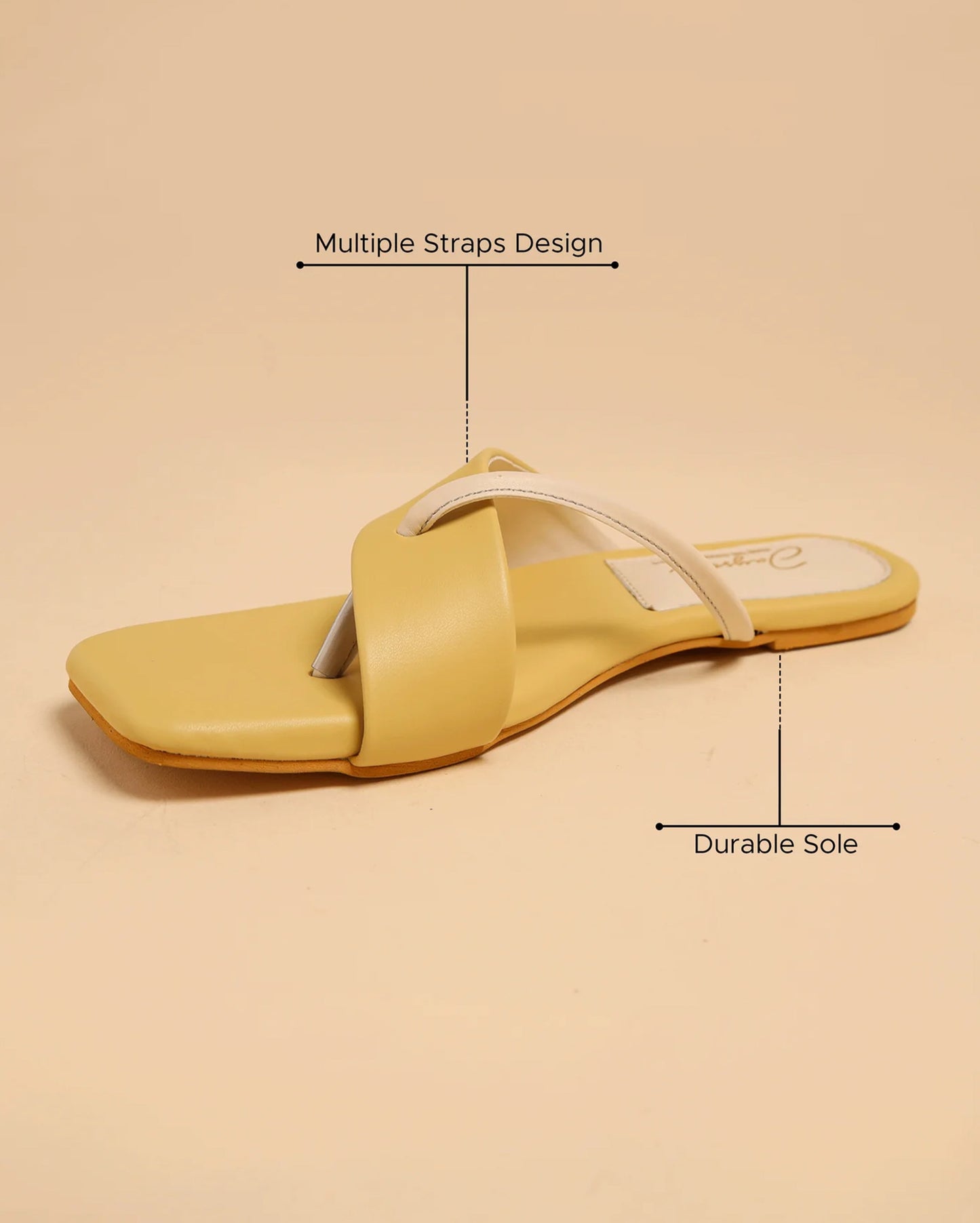 Cornsilk Crisscross Flats My Store