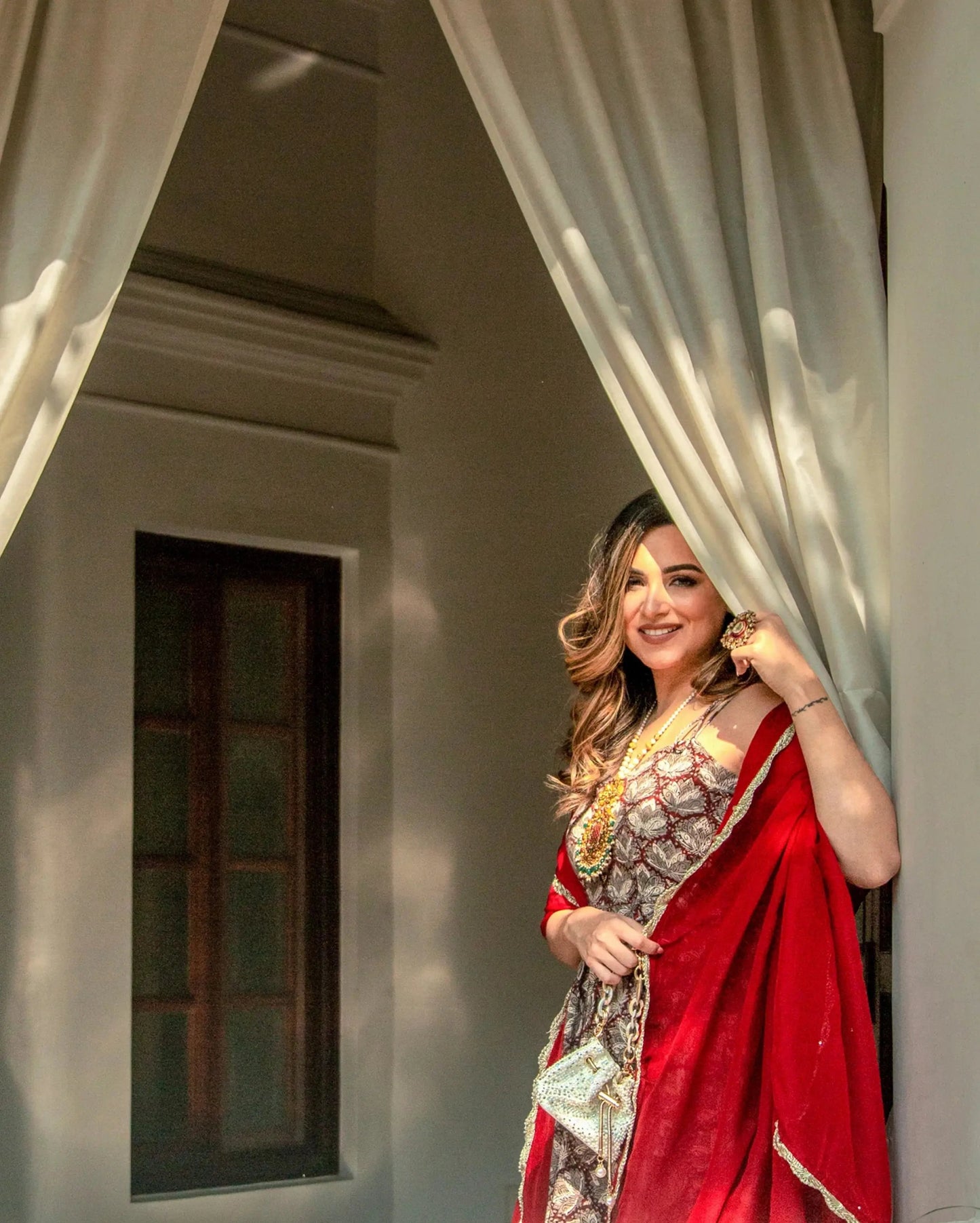 Plum Kitten Handblock Suit Set My Store