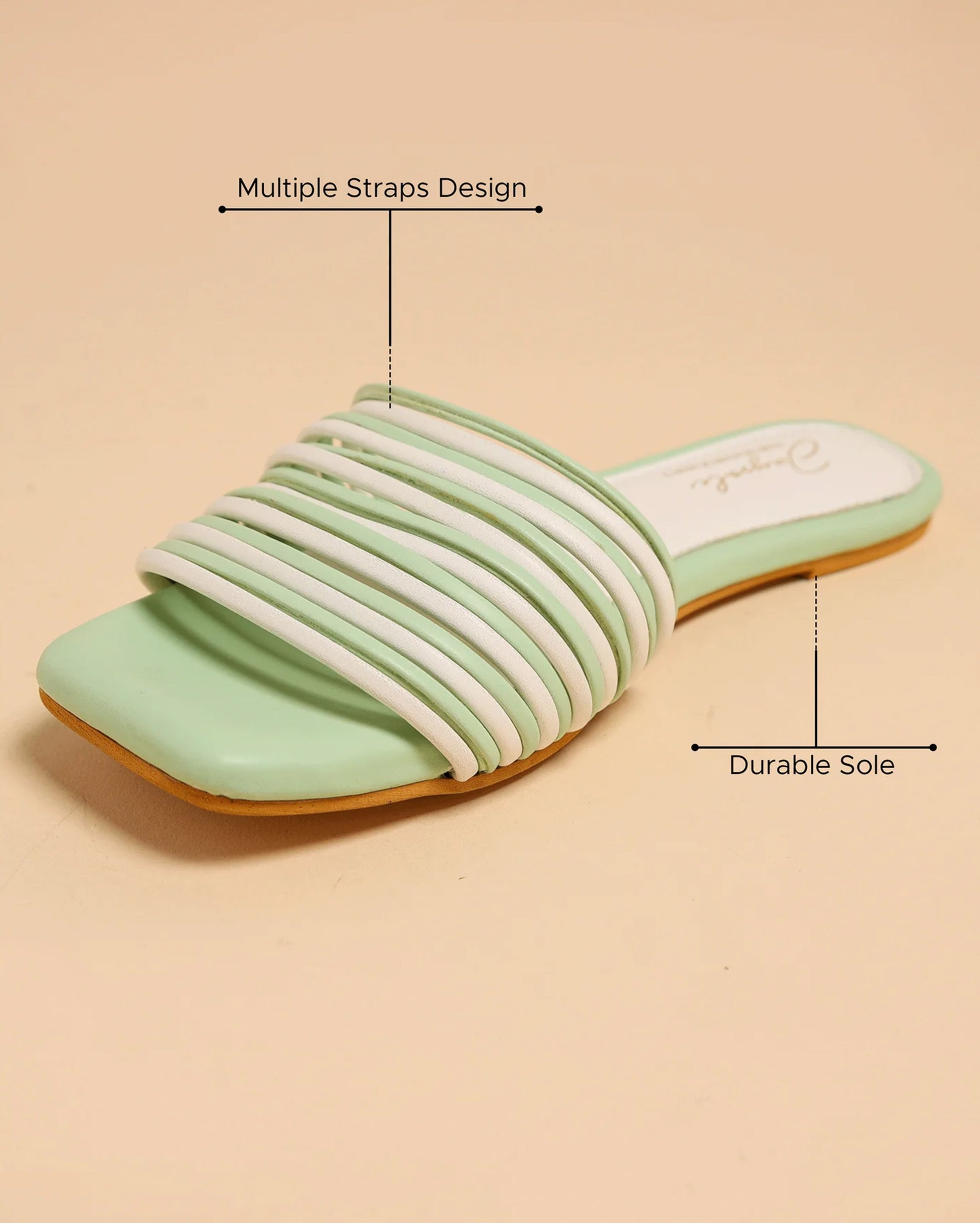 Bud Green Strips Flats My Store