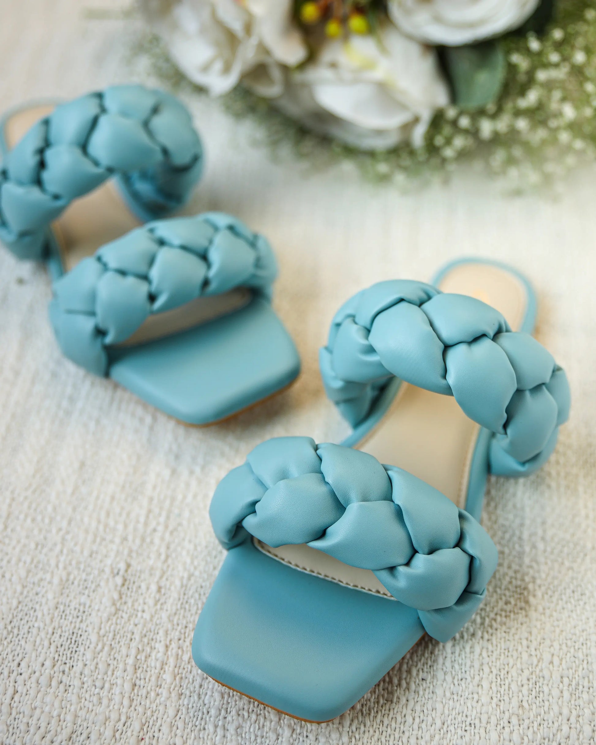 Blue Heron Braided Flats My Store