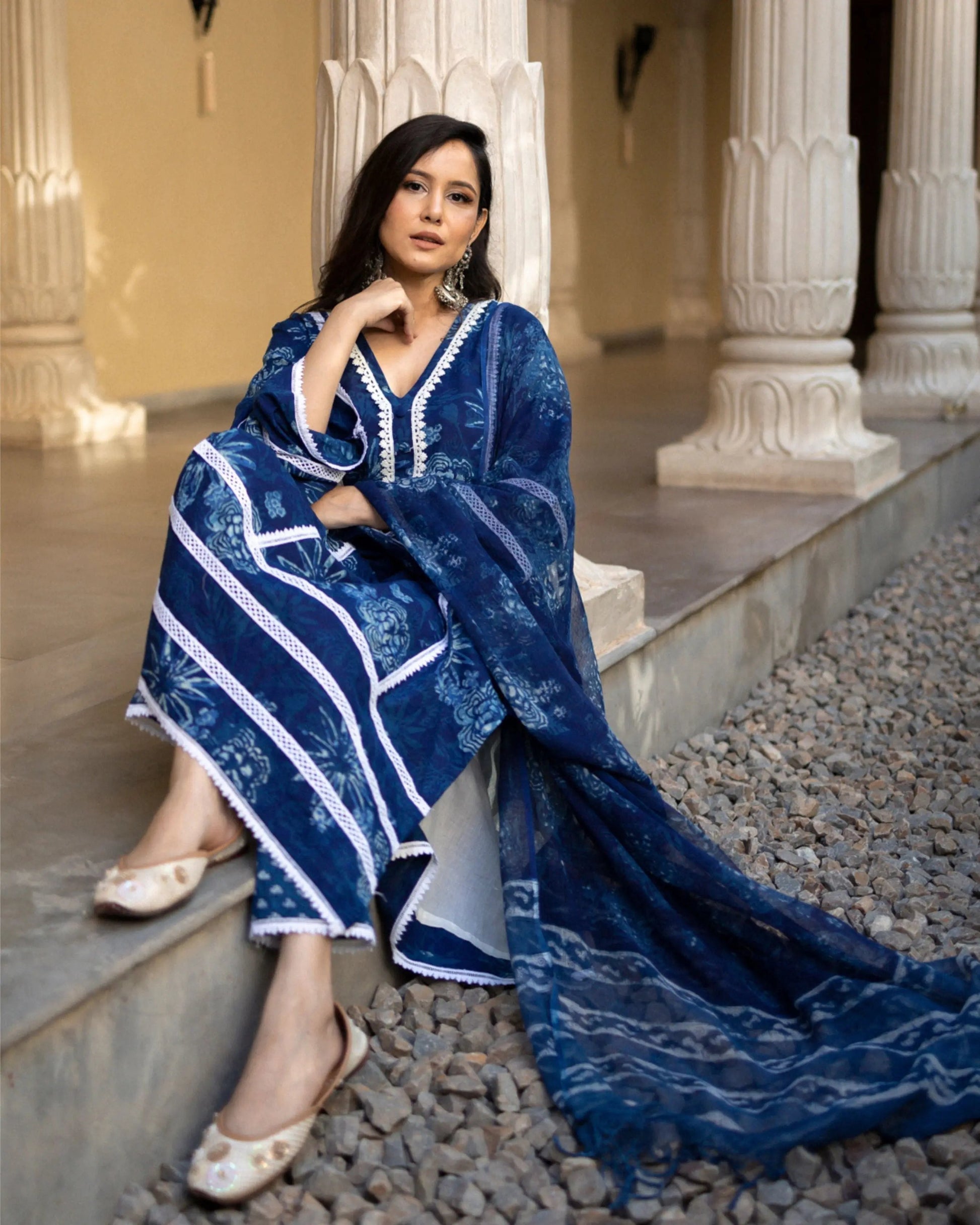 Rithwik Handblock Suit Set My Store