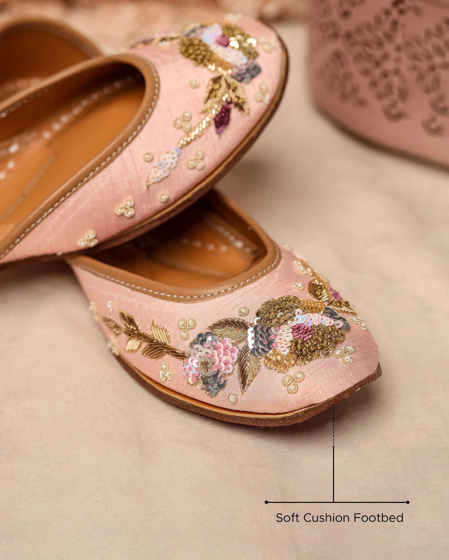 Cosmetic Peach Handcrafted Jutti My Store