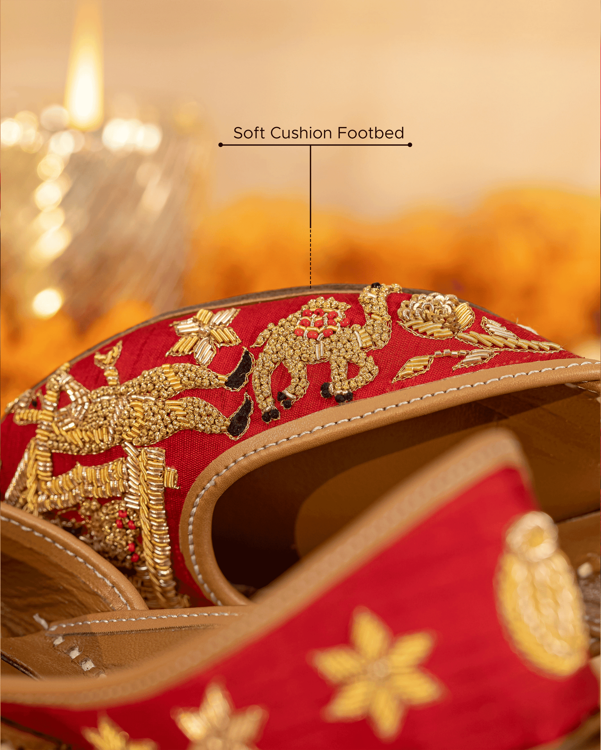 Blushing Bride Handcrafted Jutti Quick Cart