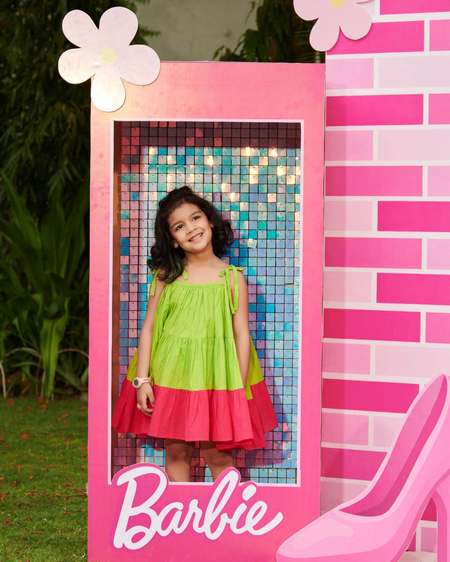 Blissa Tier Cotton Dress My Store