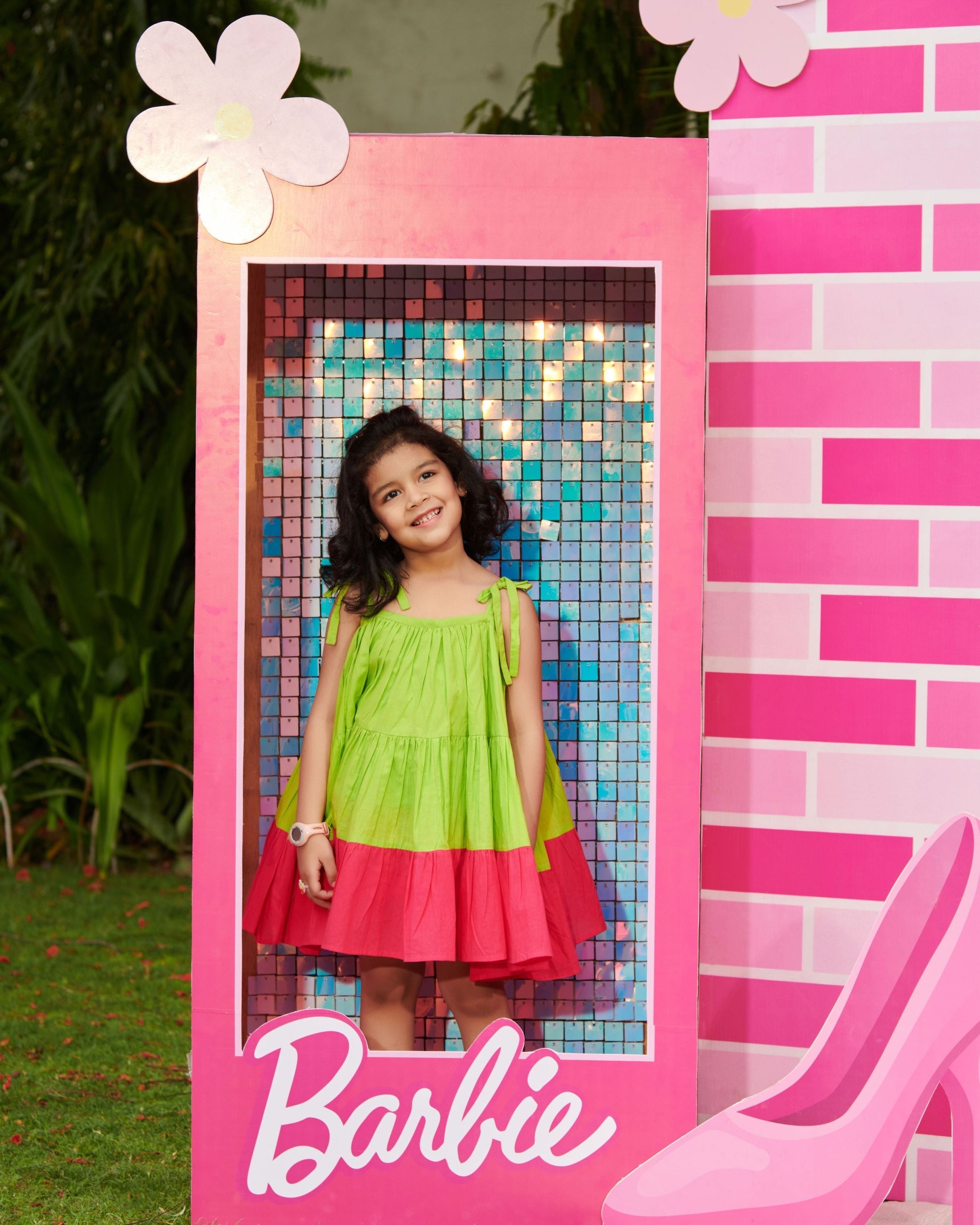 Blissa Tier Cotton Dress My Store