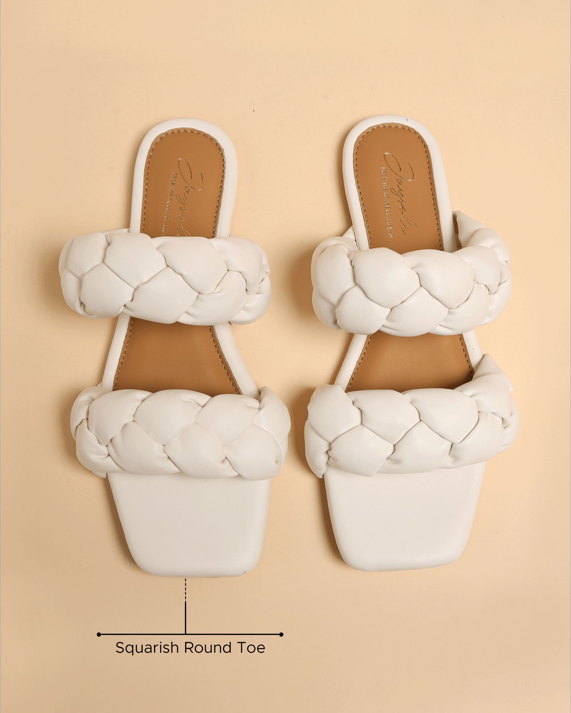 Sugar Swizzle Braided Flats My Store