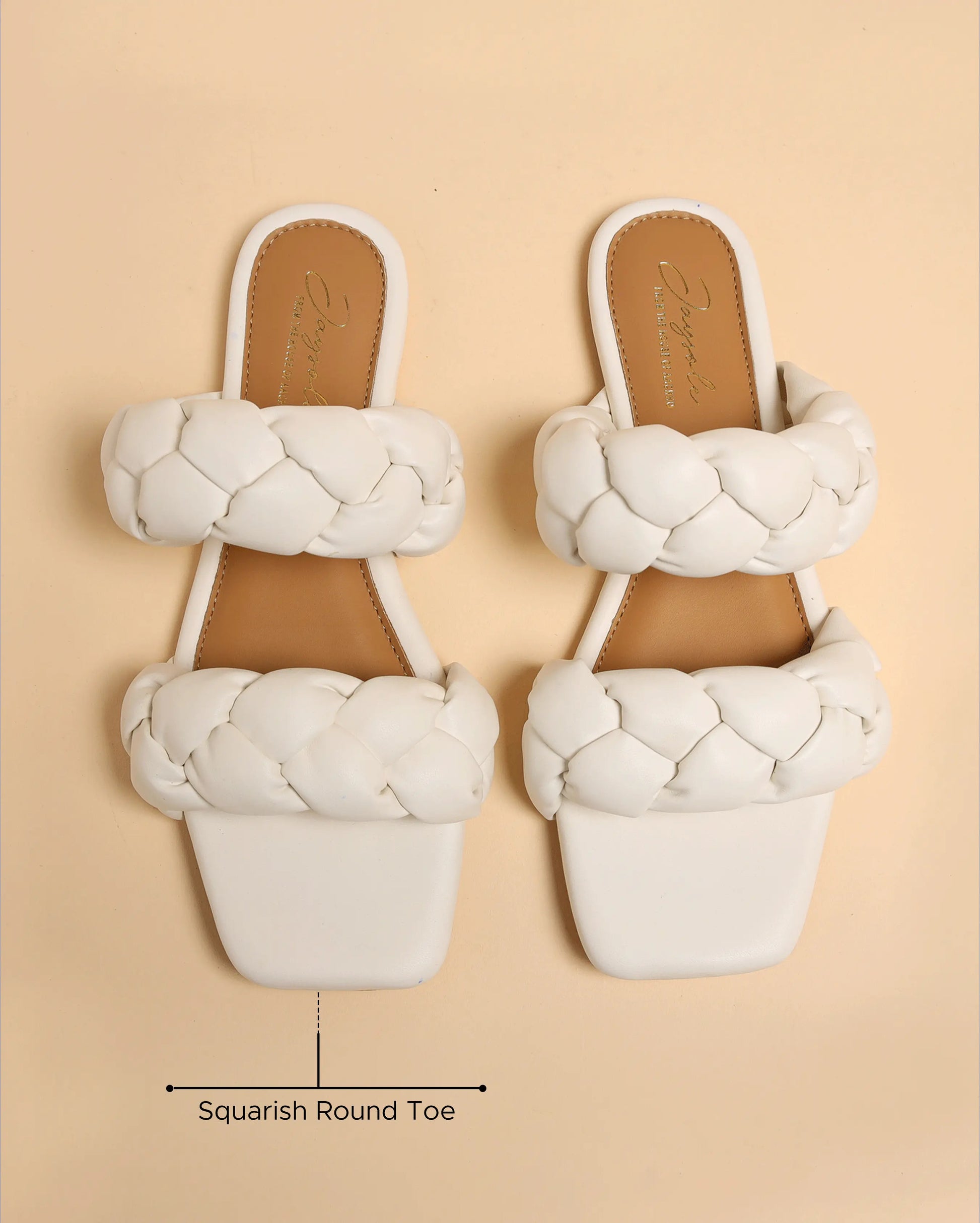 Sugar Swizzle Braided Flats My Store