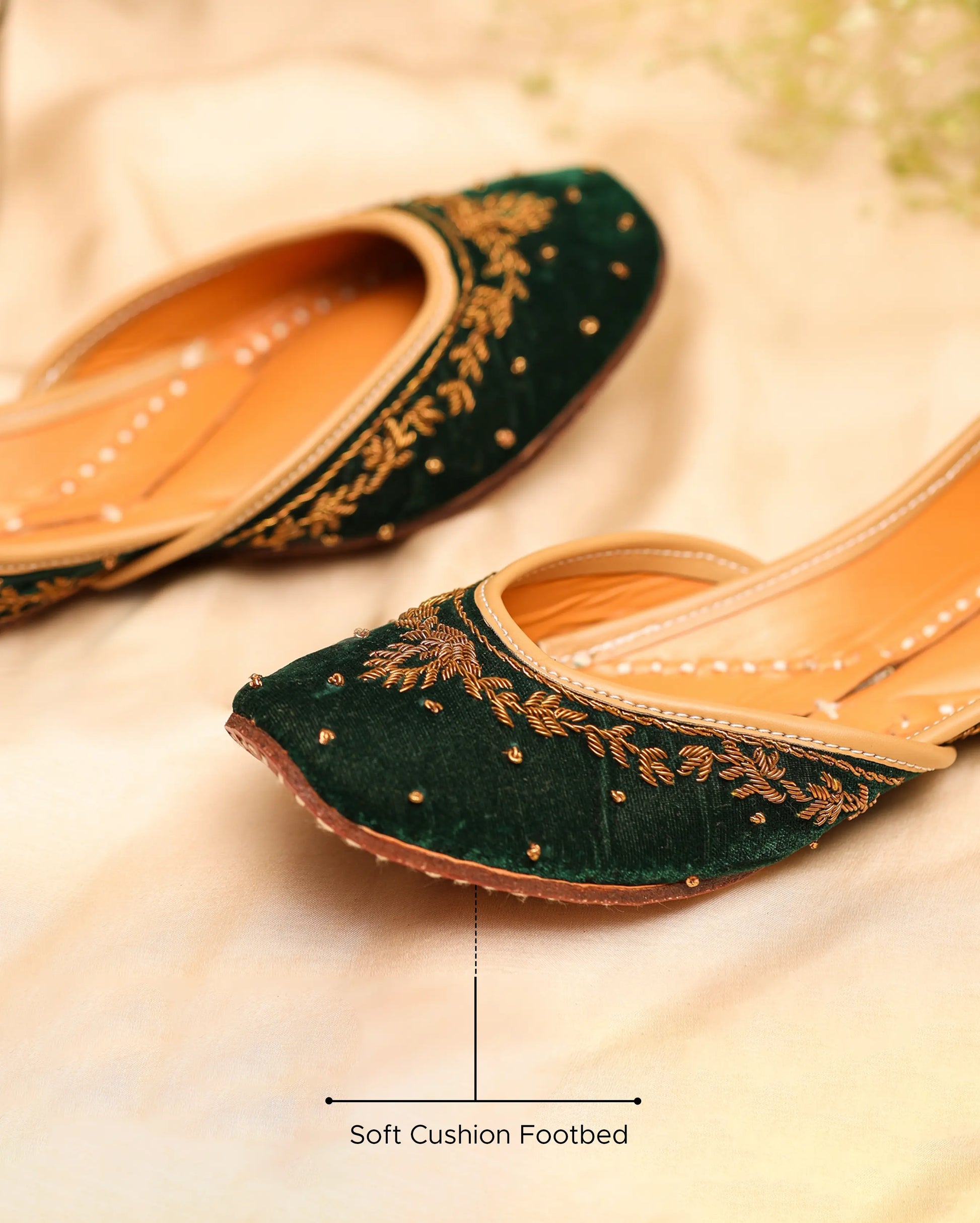 Sassy Green Handcrafted Jutti My Store