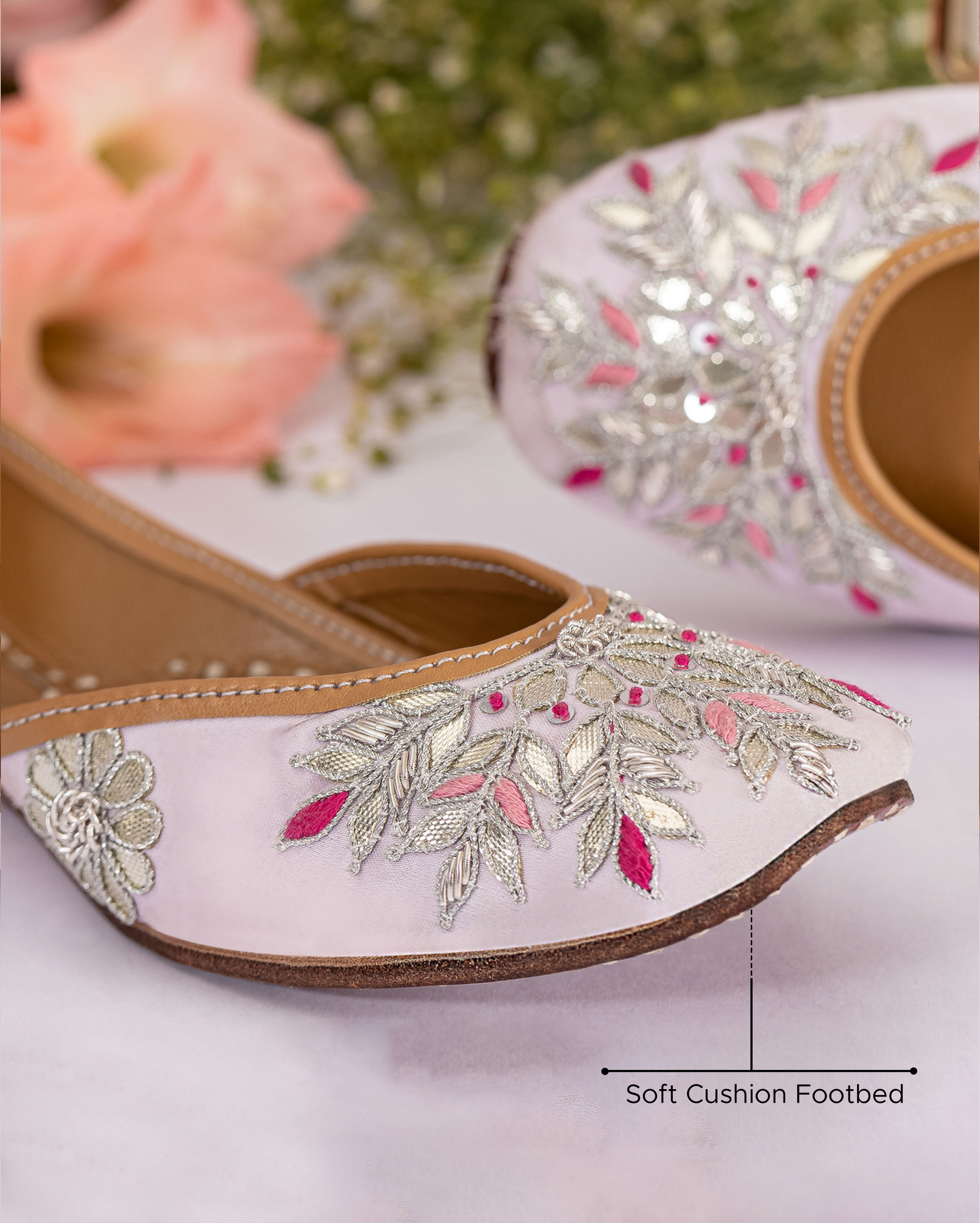 Cotton Candy Handcrafted Jutti My Store