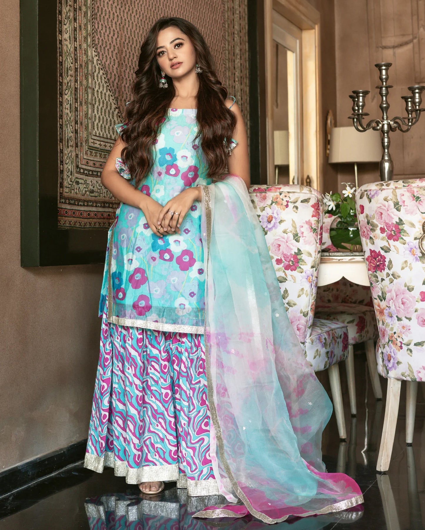 Dizi Chanderi Sharara Set My Store