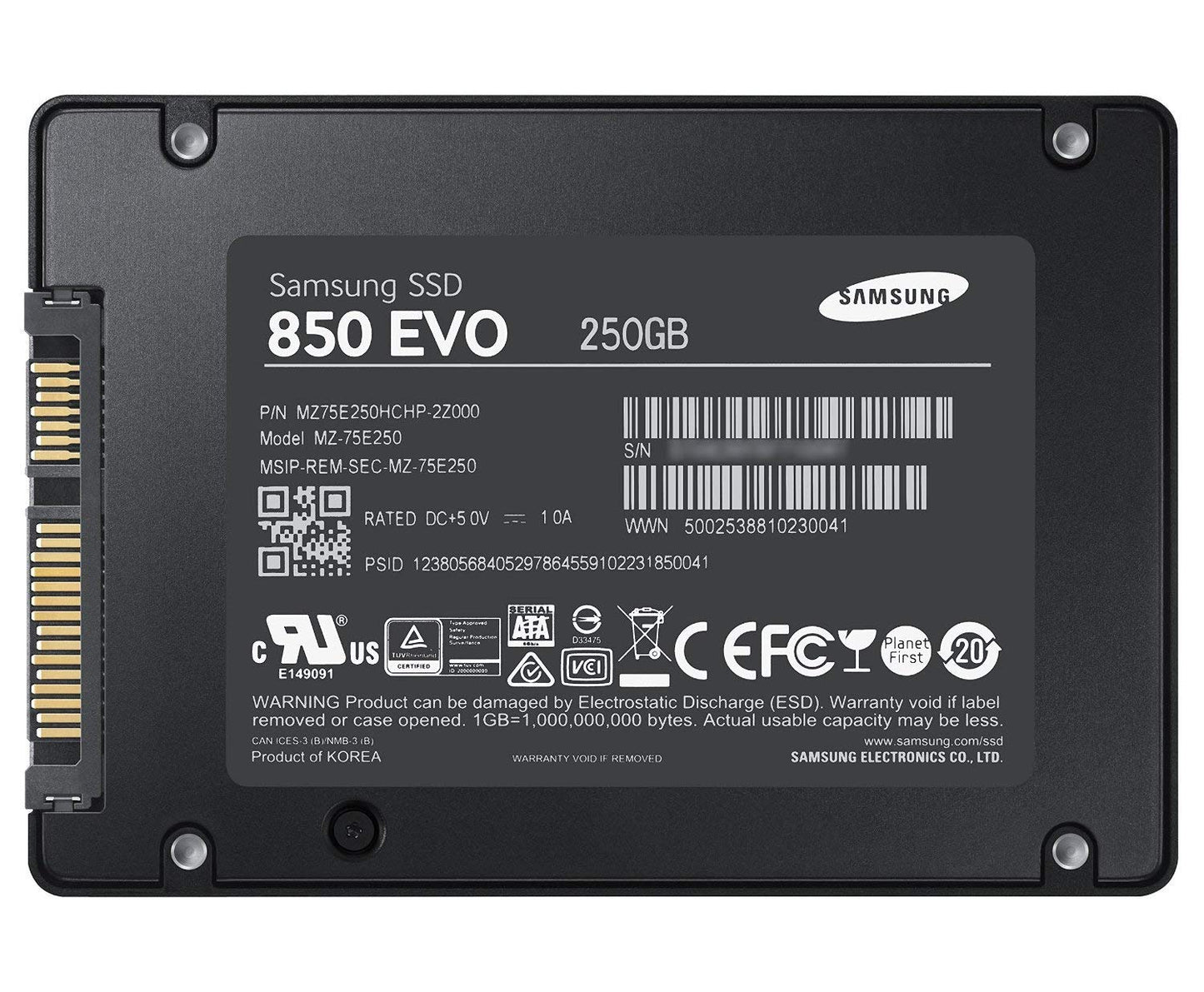Samsung  SSD 250GB