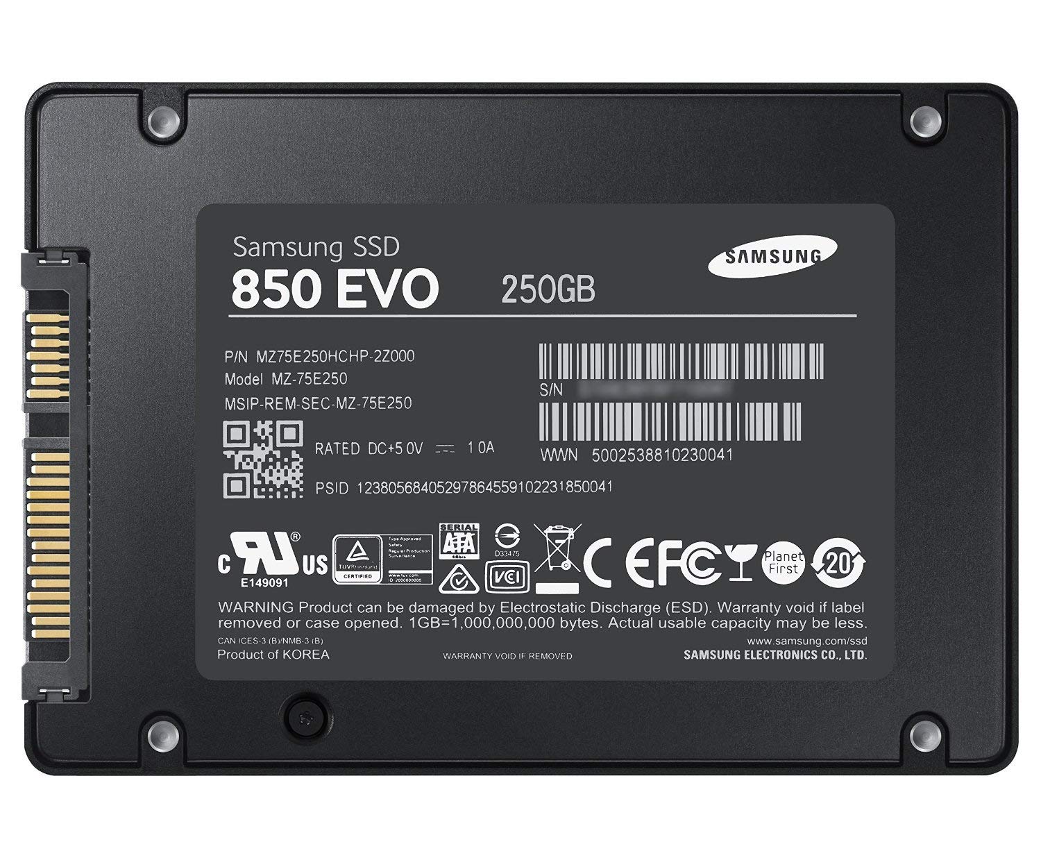 Samsung  SSD 250GB