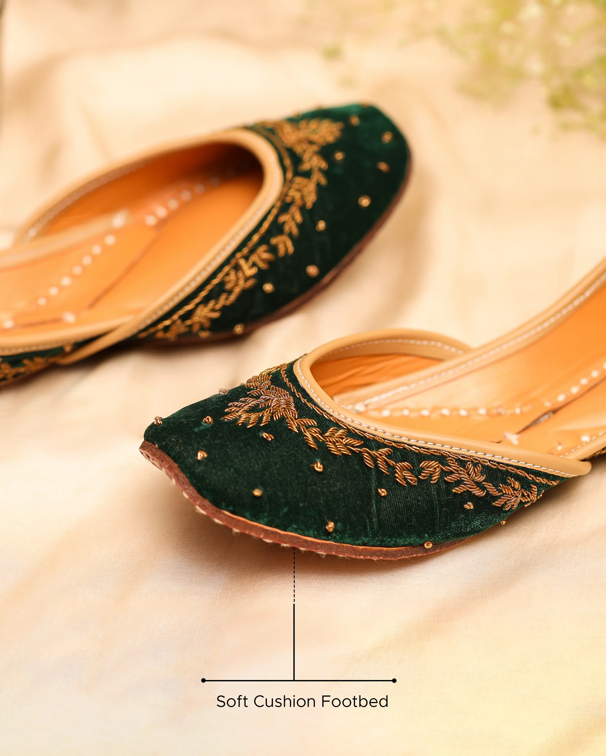 Sassy Green Handcrafted Jutti My Store