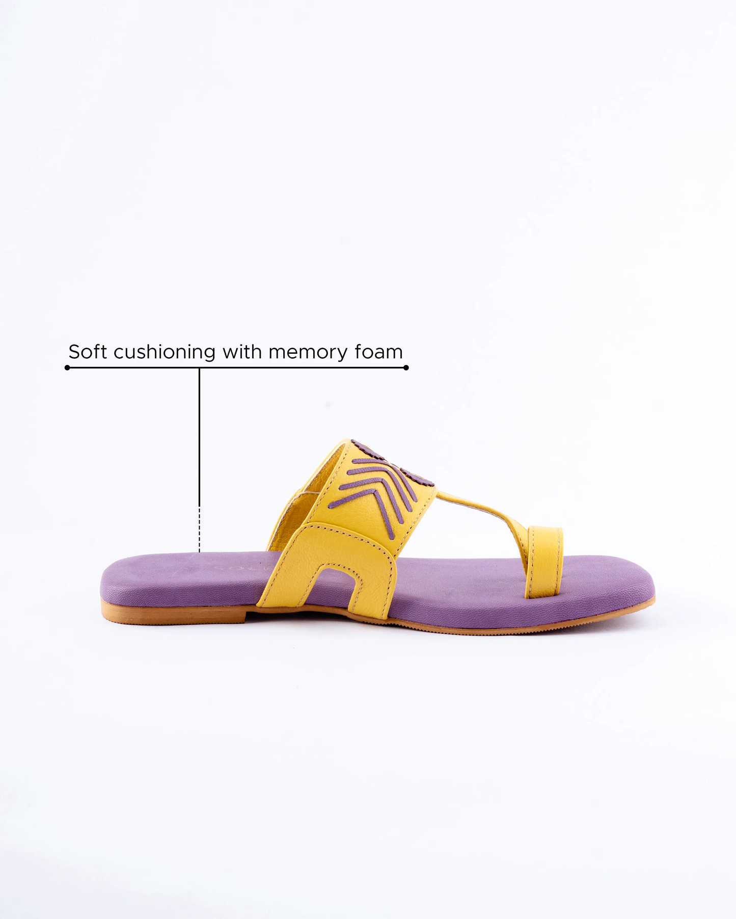 Thistle Yellow Kolha Flats My Store