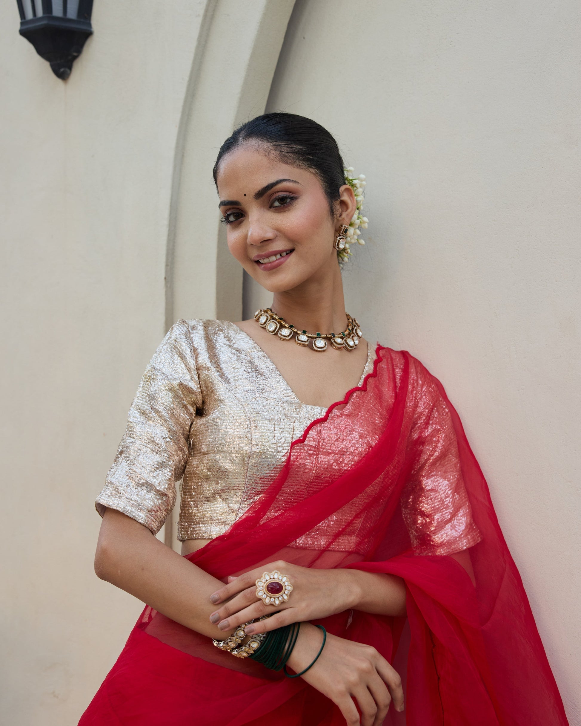 Mystic Silver Gota Blouse My Store