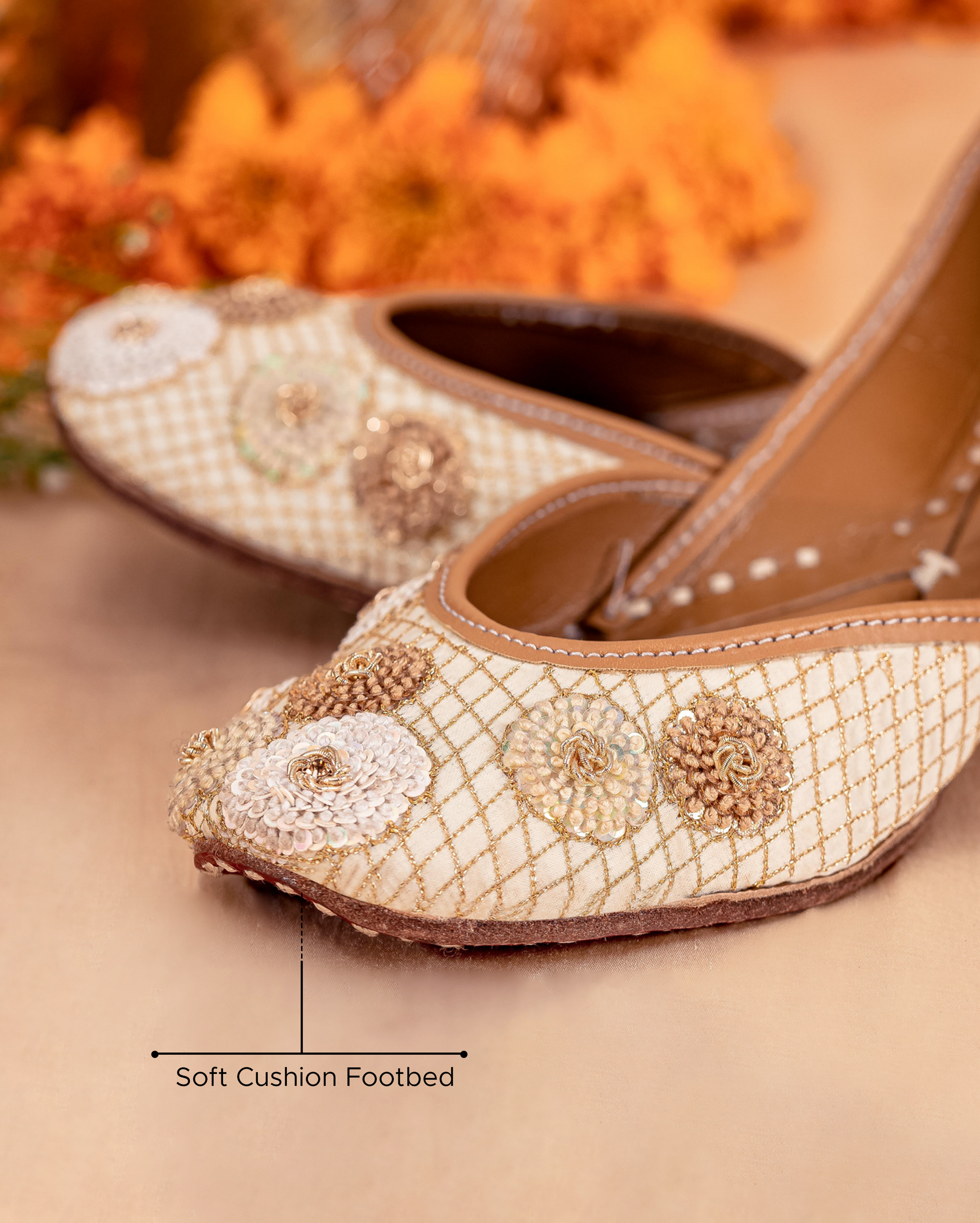 Golden Poppins Handcrafted Jutti My Store