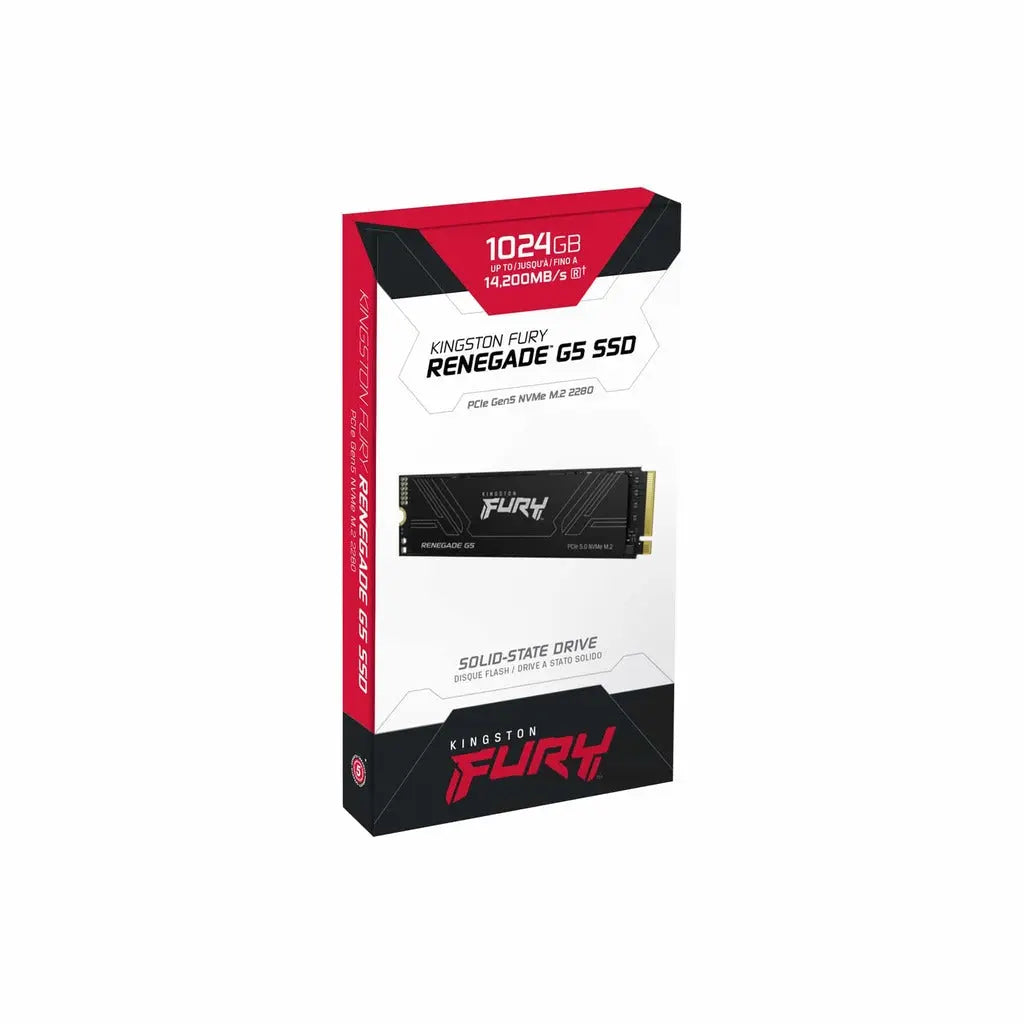Kingston FURY Renegade G5 1TB PCIe Gen5 NVMe M.2 Solid State Drive My Store