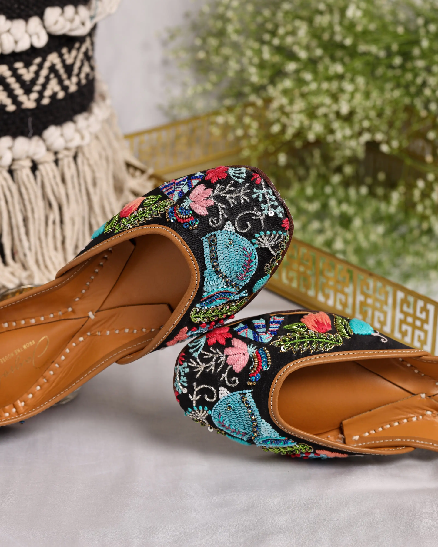 Black Bing Handcrafted Jutti My Store