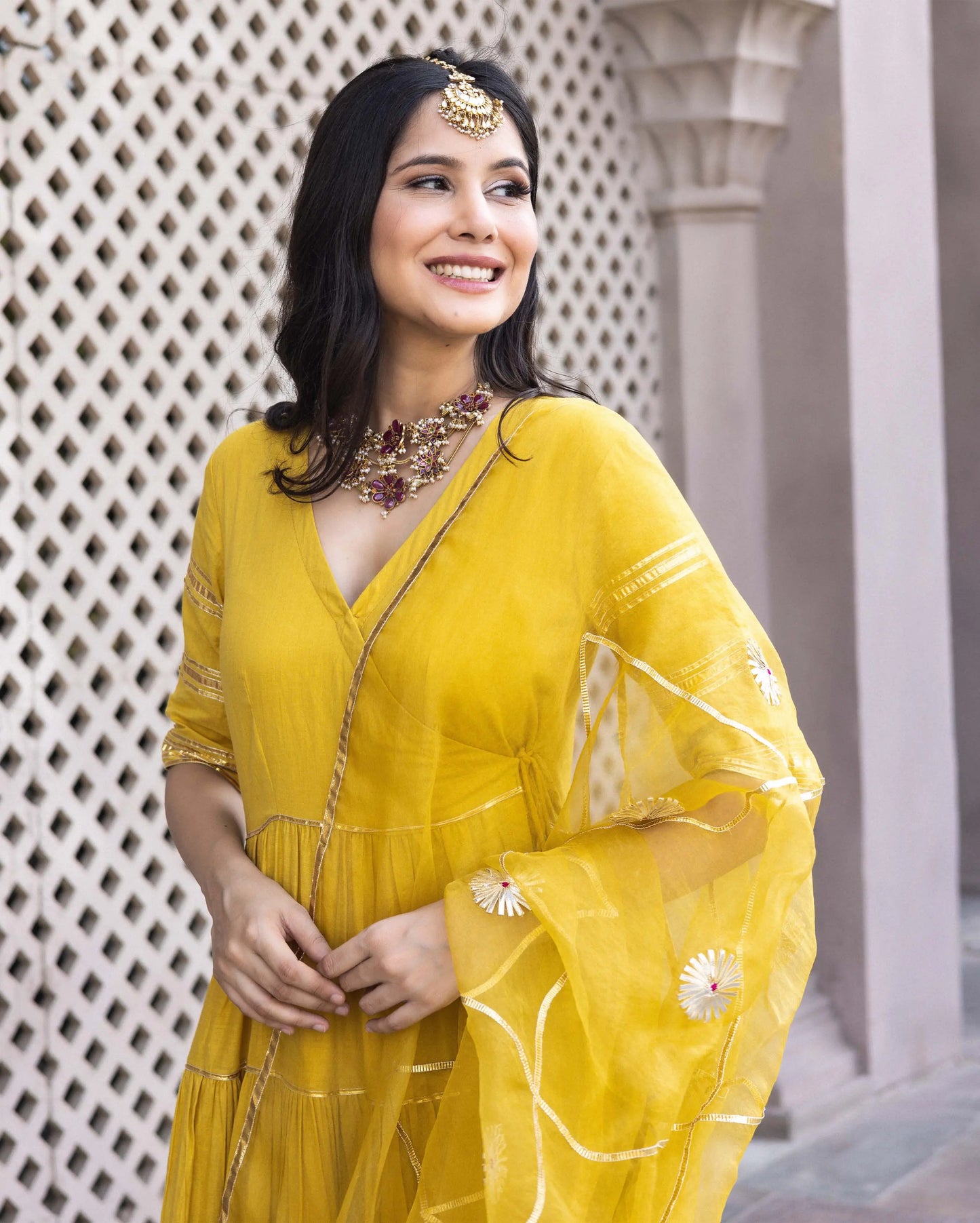 Dahabi Gotapatti Cotton Suit Set My Store