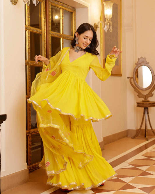 Falak Gotapatti Georgette Suit Set My Store