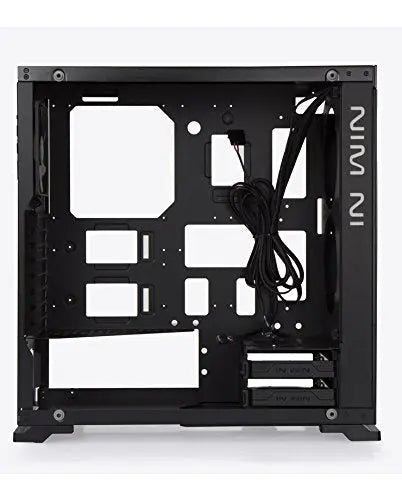 InWin Infinity 805 Tempered Glass Compact ATX Mid-Tower Computer Case Cabinet - Black