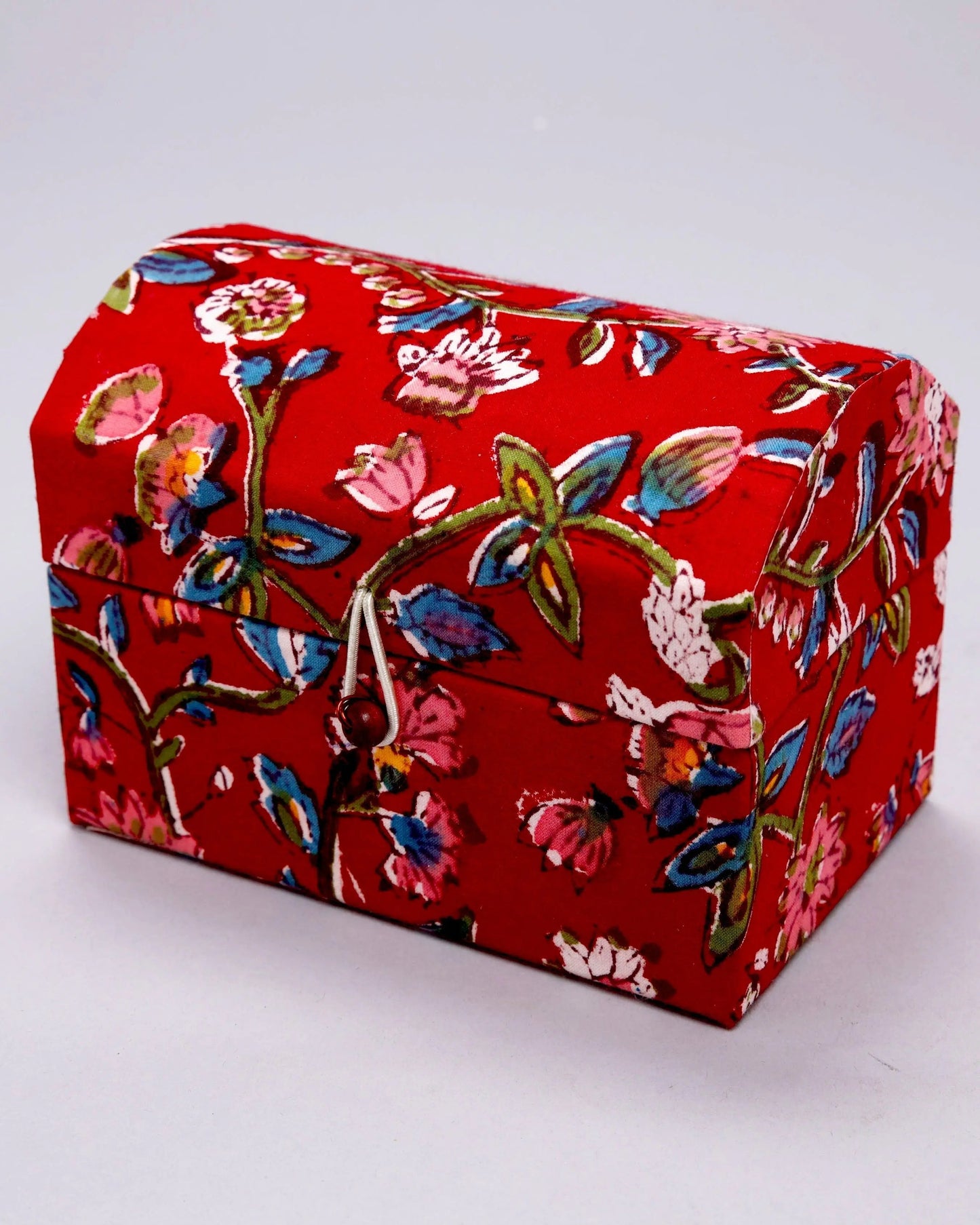 Ribbon Red Treasure Chest Jewellery Box My Store
