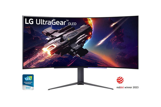 LG UltraGear 45GR95QE-B 45″ WQHD 240Hz OLED Curved Gaming Monitor My Store